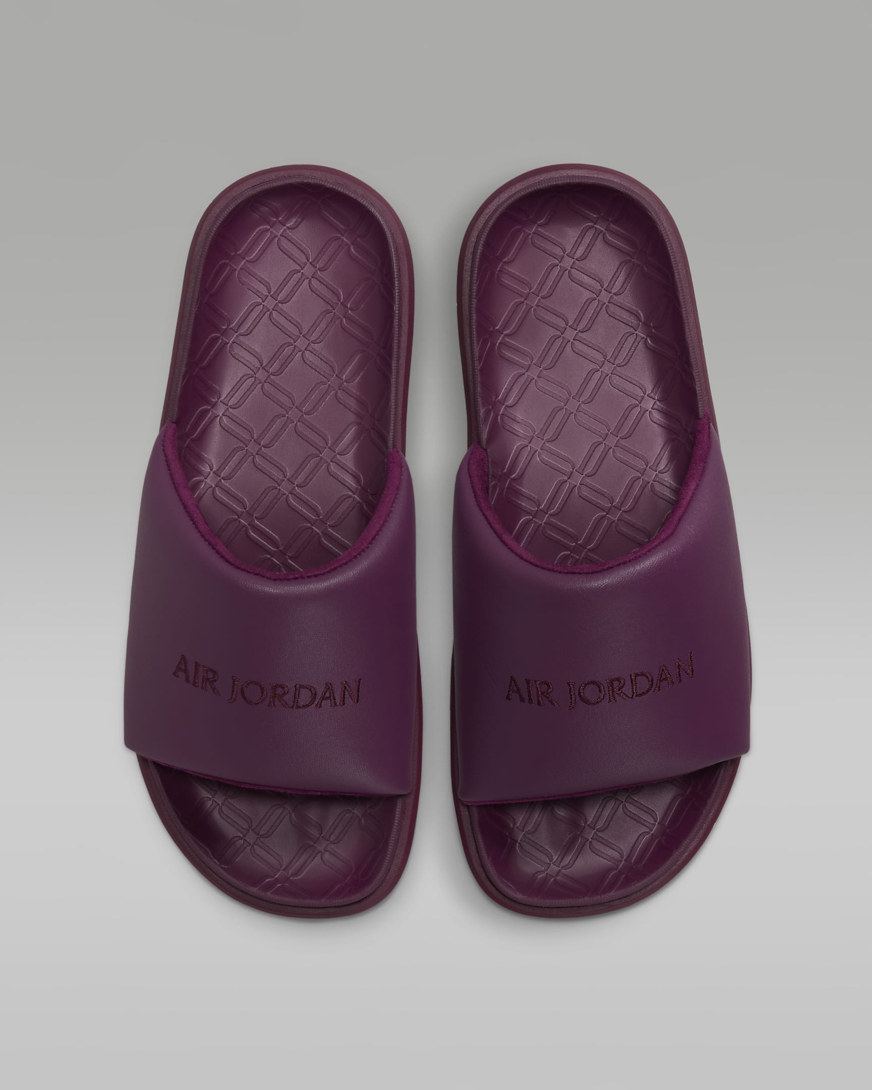 Jordan Sophia Women's Slides - Bordeaux/Fire Pink/Burgundy Crush