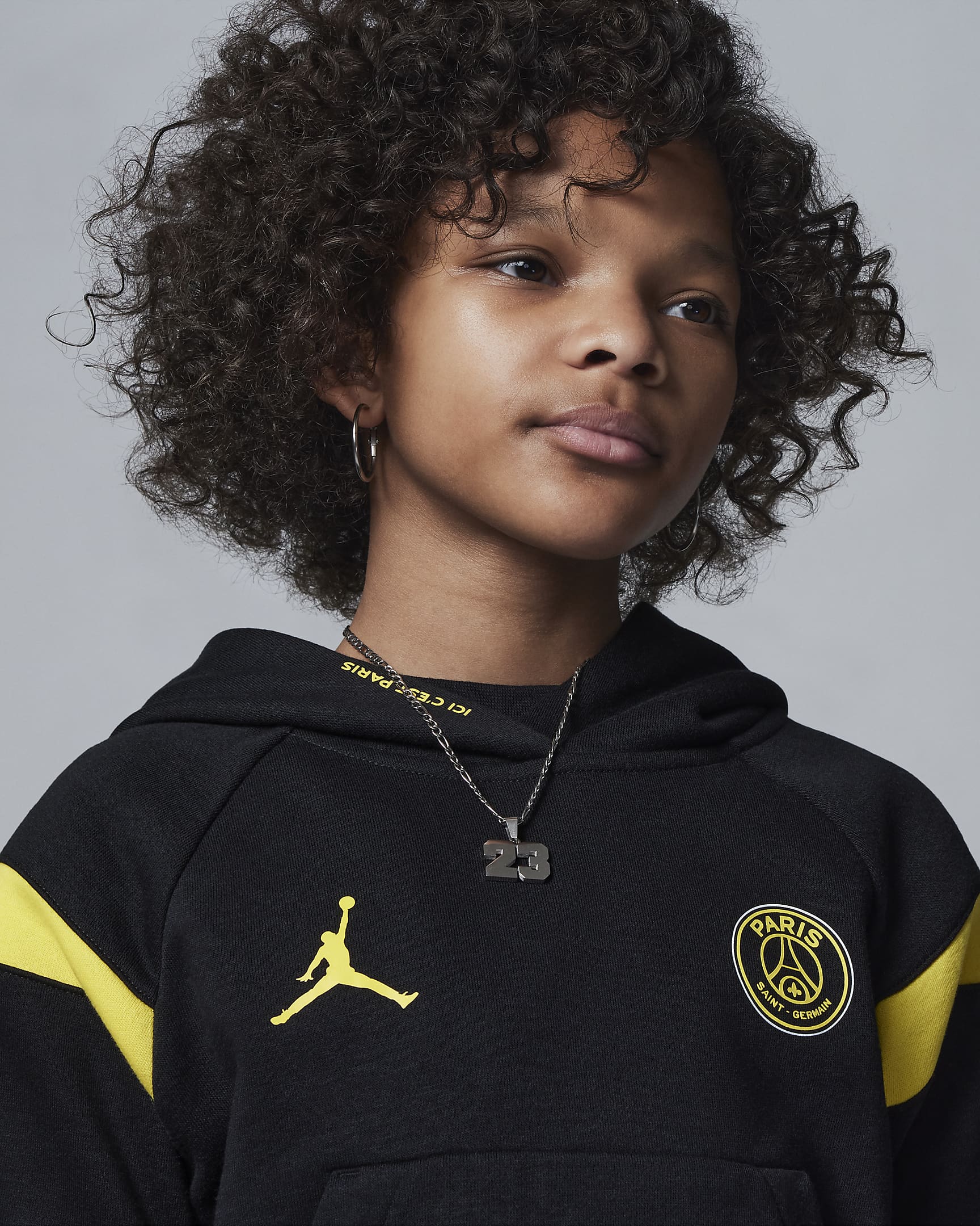 Jordan Paris Saint-Germain Fleece Hoodie Older Kids' Hoodie. Nike UK