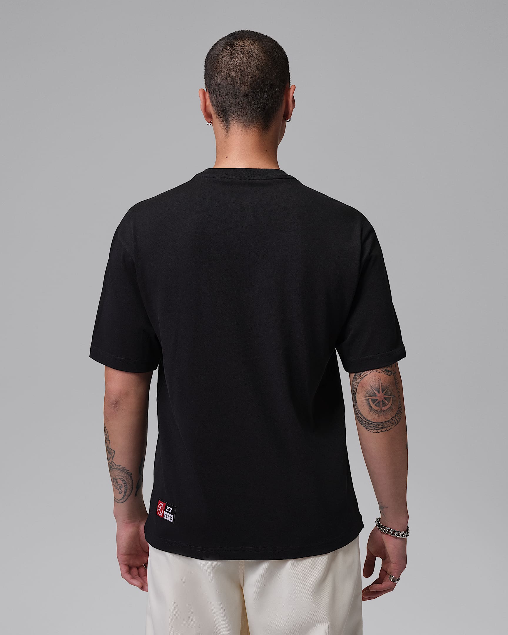 เสื้อยืดผู้ชาย Jordan Flight Club - ดำ/University Red