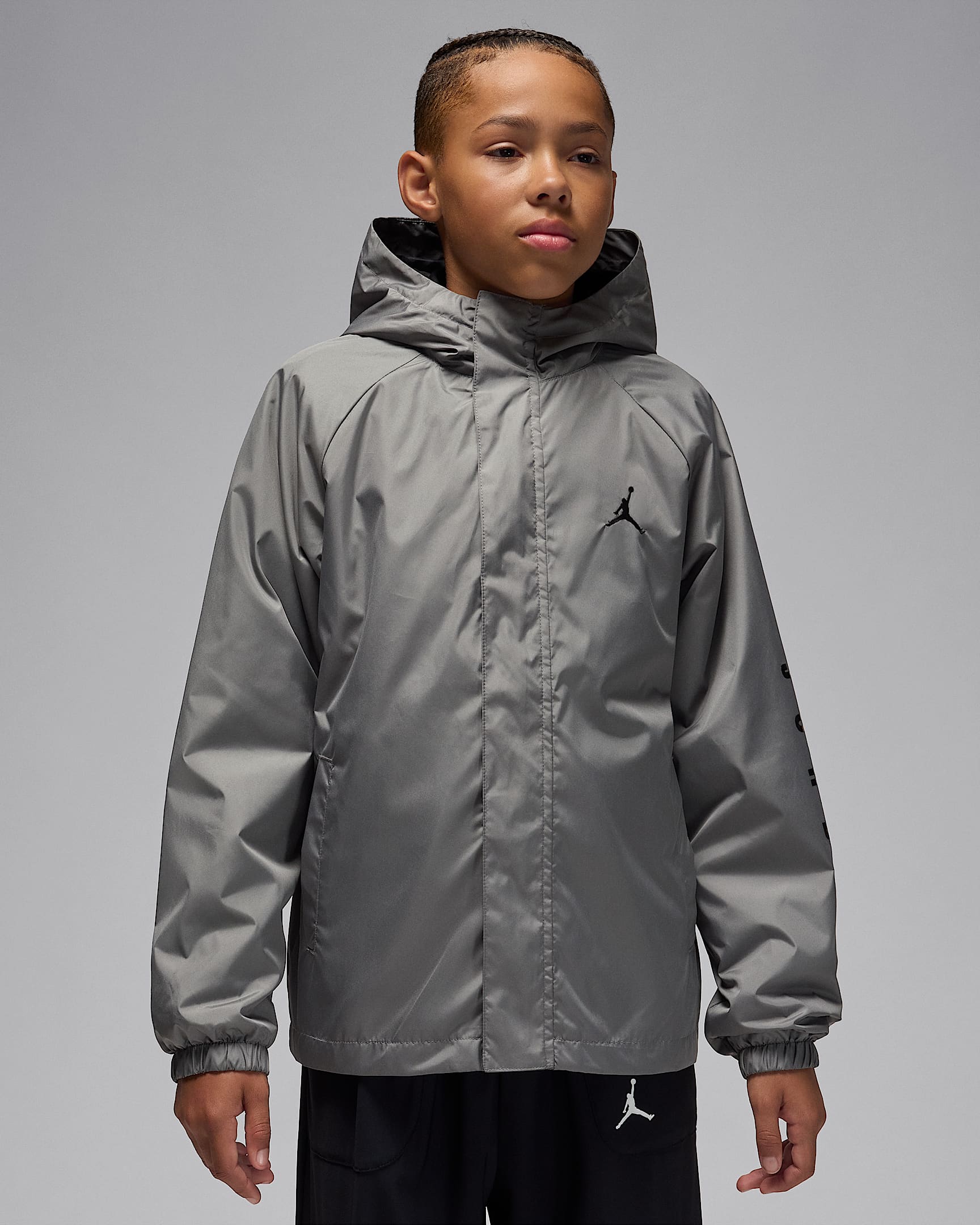 Jordan Big Kids' 3-In-1 System Jacket - Smoke Grey