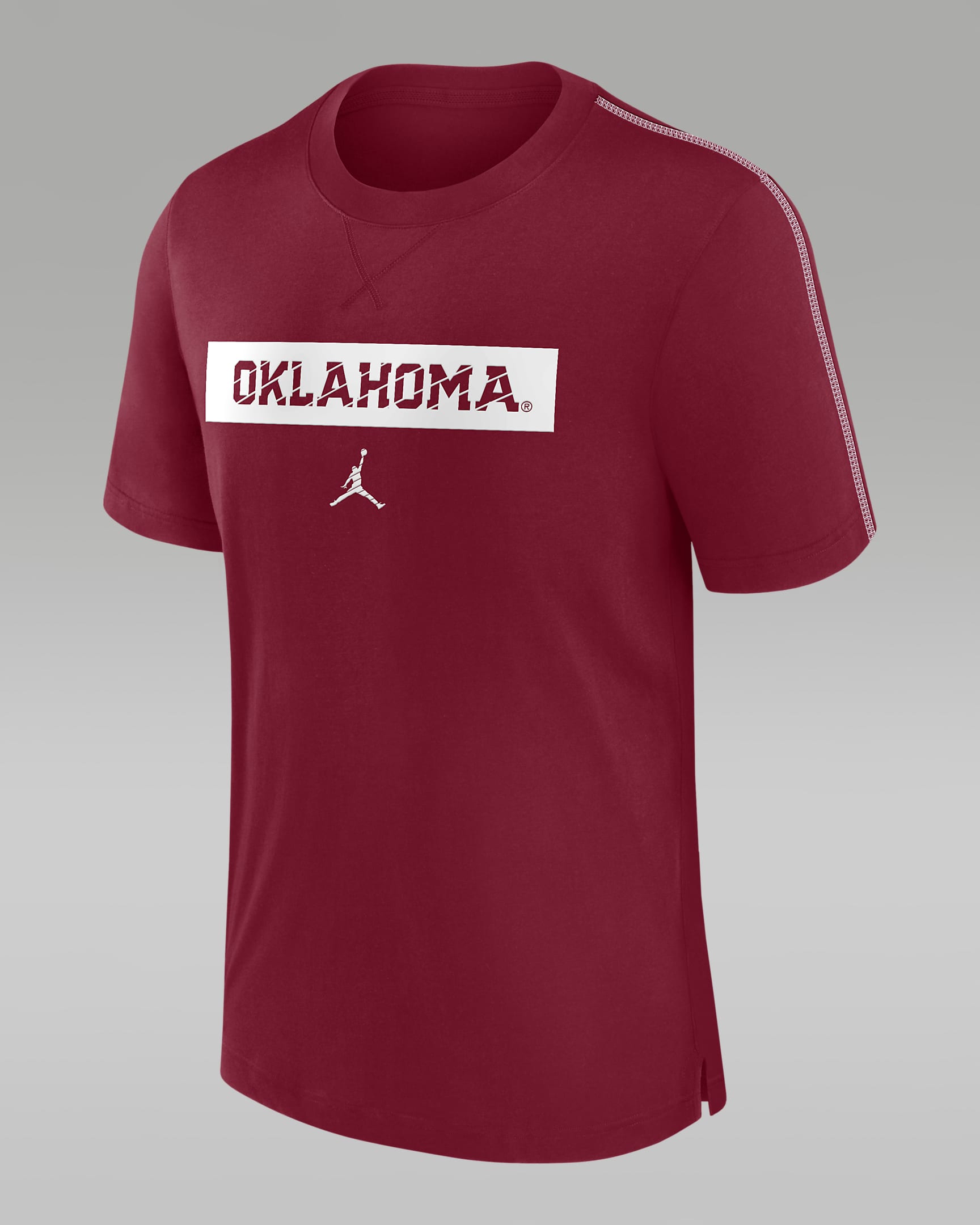 Oklahoma Sooners Sideline Player Men's Nike Dri-FIT College T-Shirt - Crimson