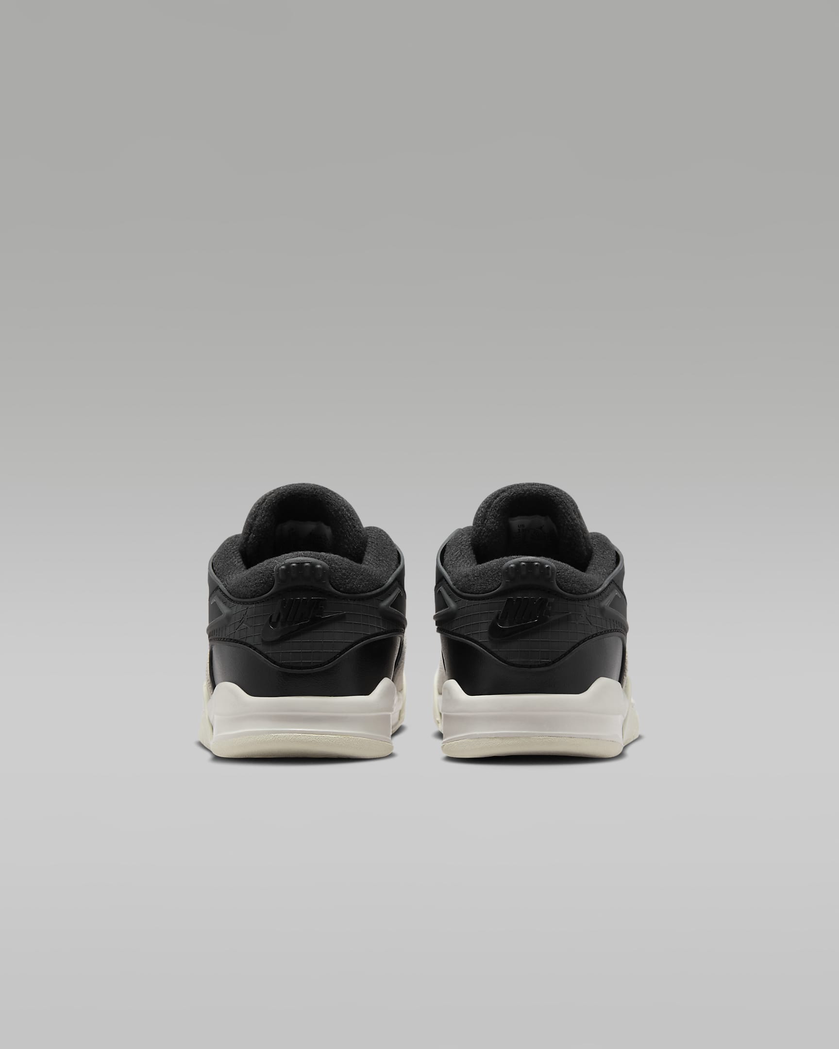 Tenis para niños de preescolar Jordan 4RM - Negro/Gris oscuro/Hueso claro