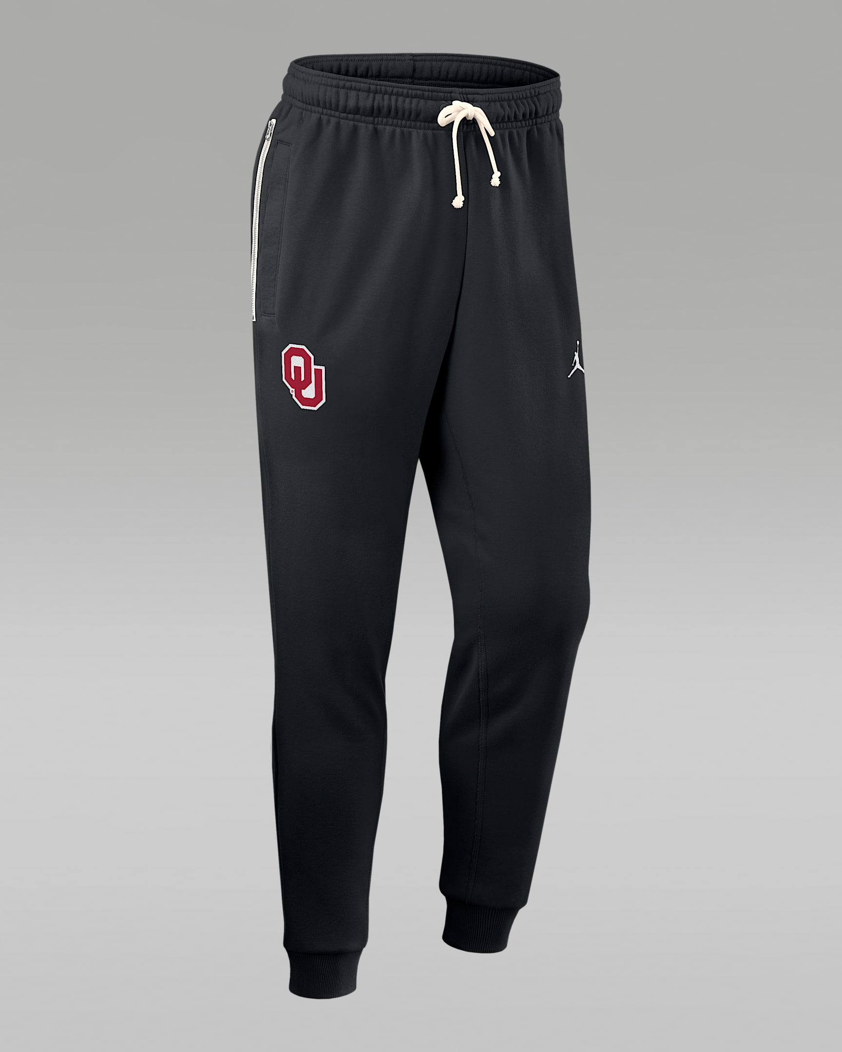 Oklahoma Sideline Men's Jordan Brand Dri-FIT College Taper Pants - Black