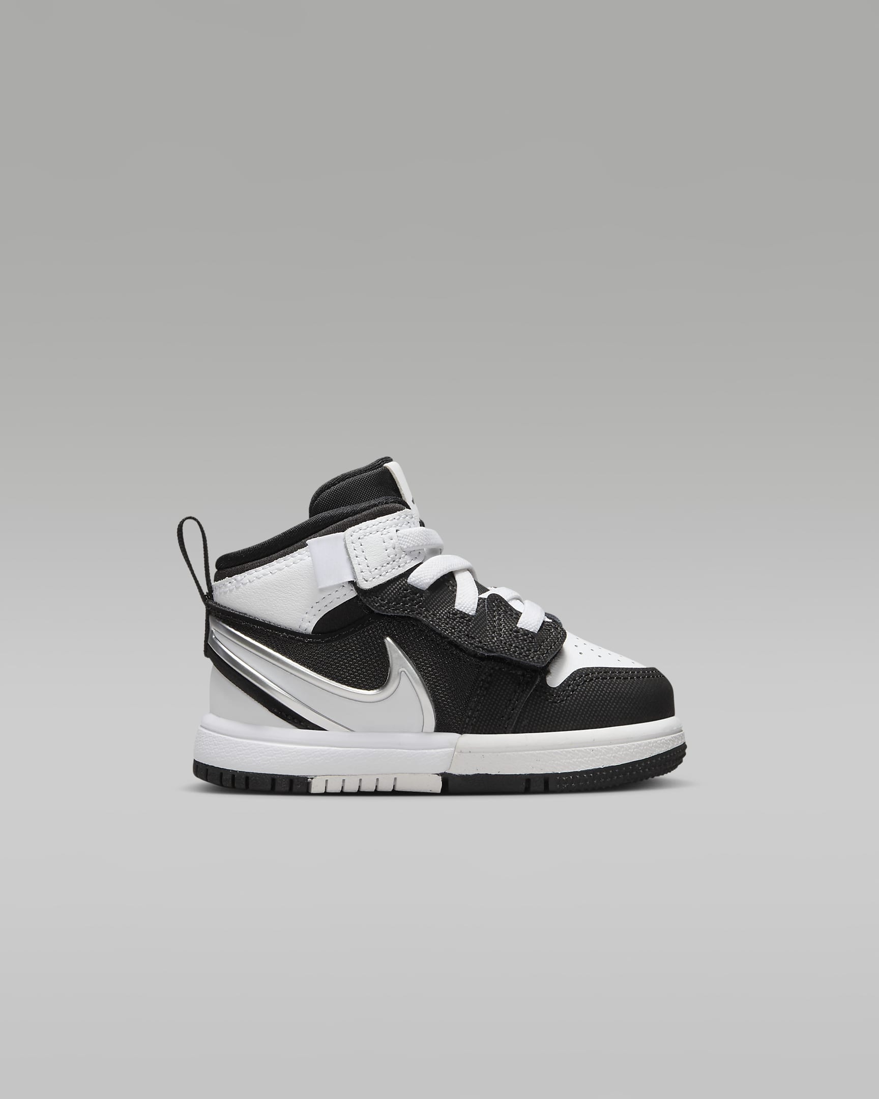 Jordan 1 Mid RM EasyOn Baby/Toddler Shoes - Black/White