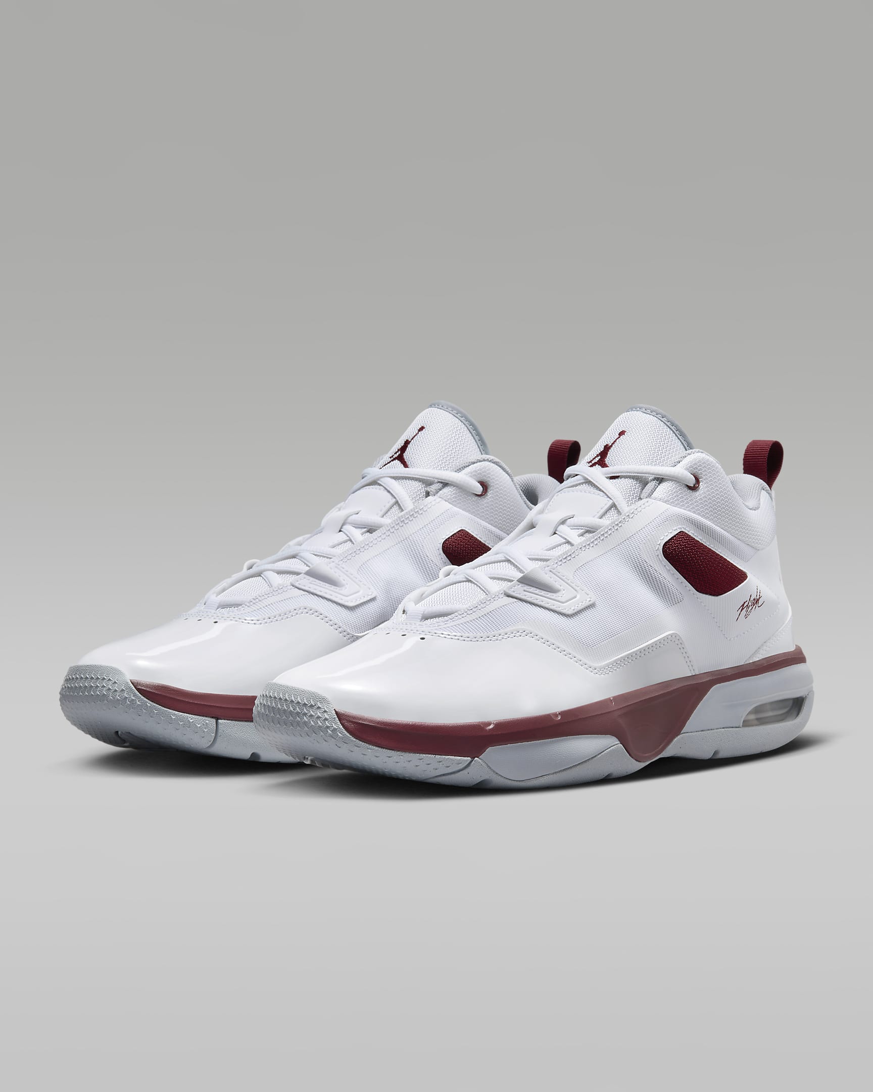 Jordan Stay Loyal 3 Men's Shoes - White/Wolf Grey/Team Red