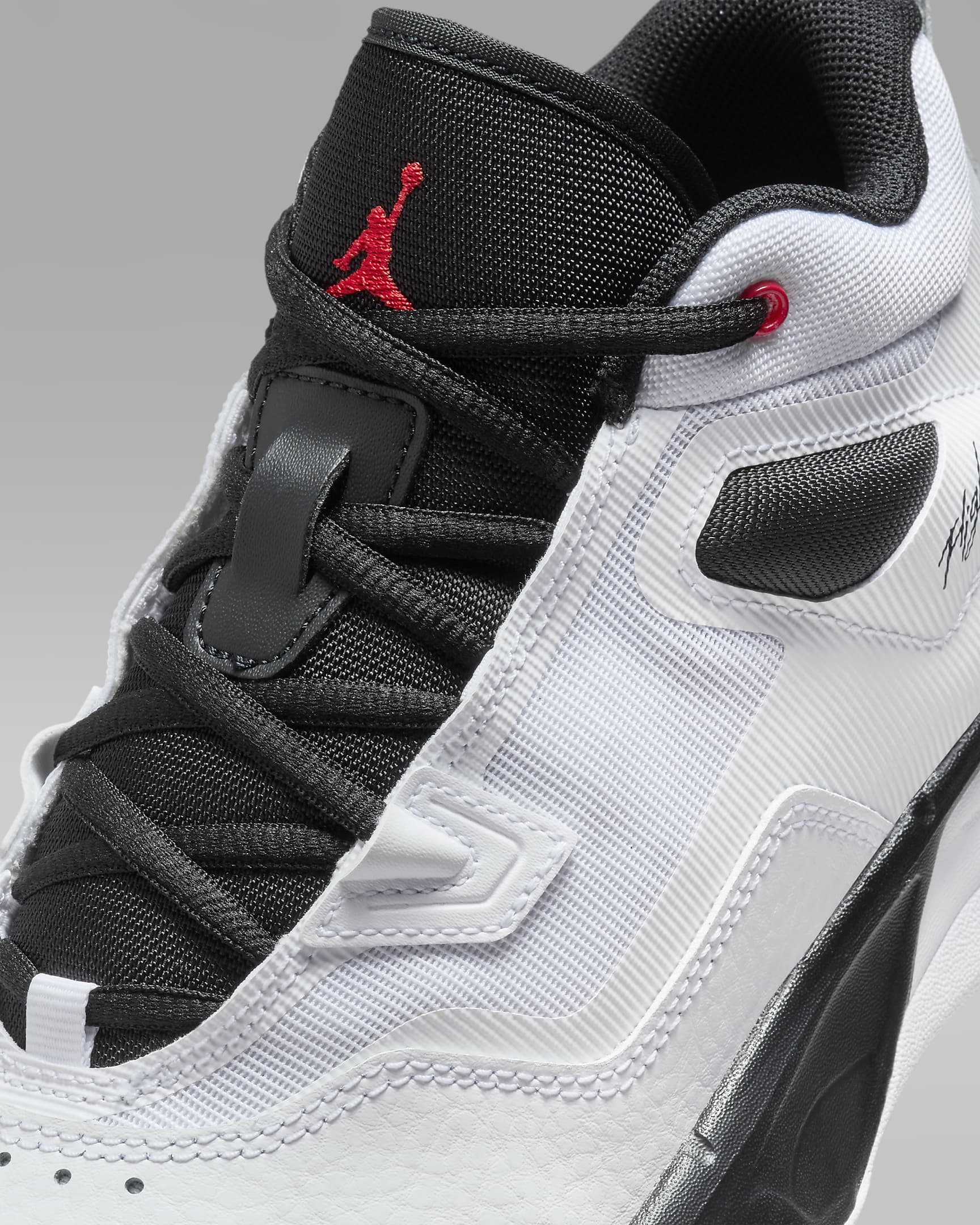 Jordan Stay Loyal 3 Older Kids' Shoes - White/Black/University Red