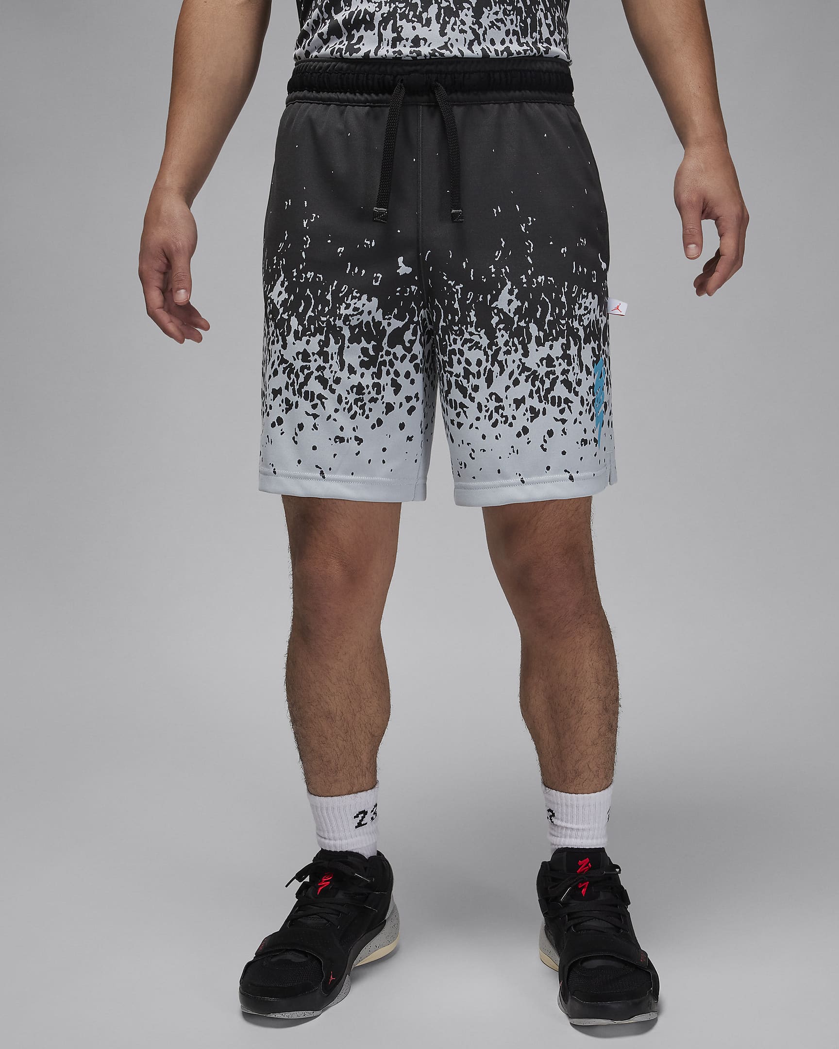 Zion Men's Shorts - Black/Football Grey