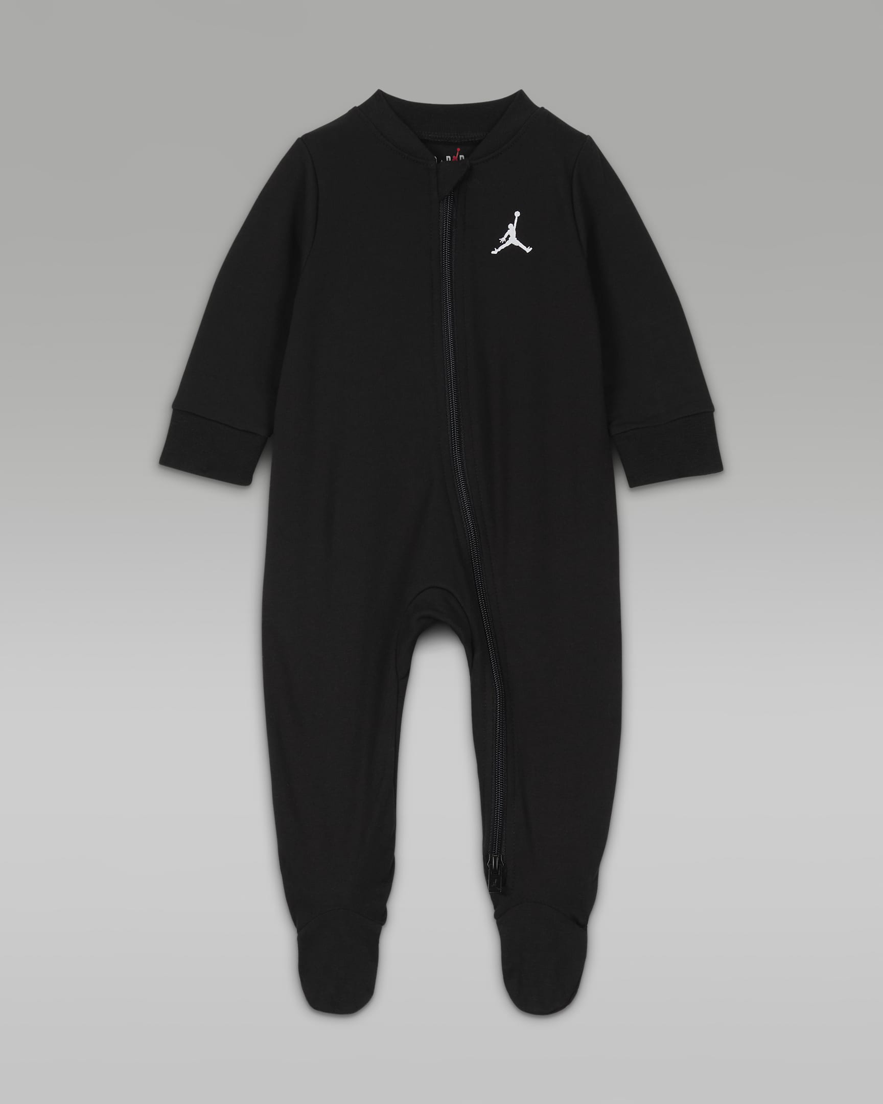 Coverall med tossor Jordan Jumpman för baby (0–9 mån) - Svart