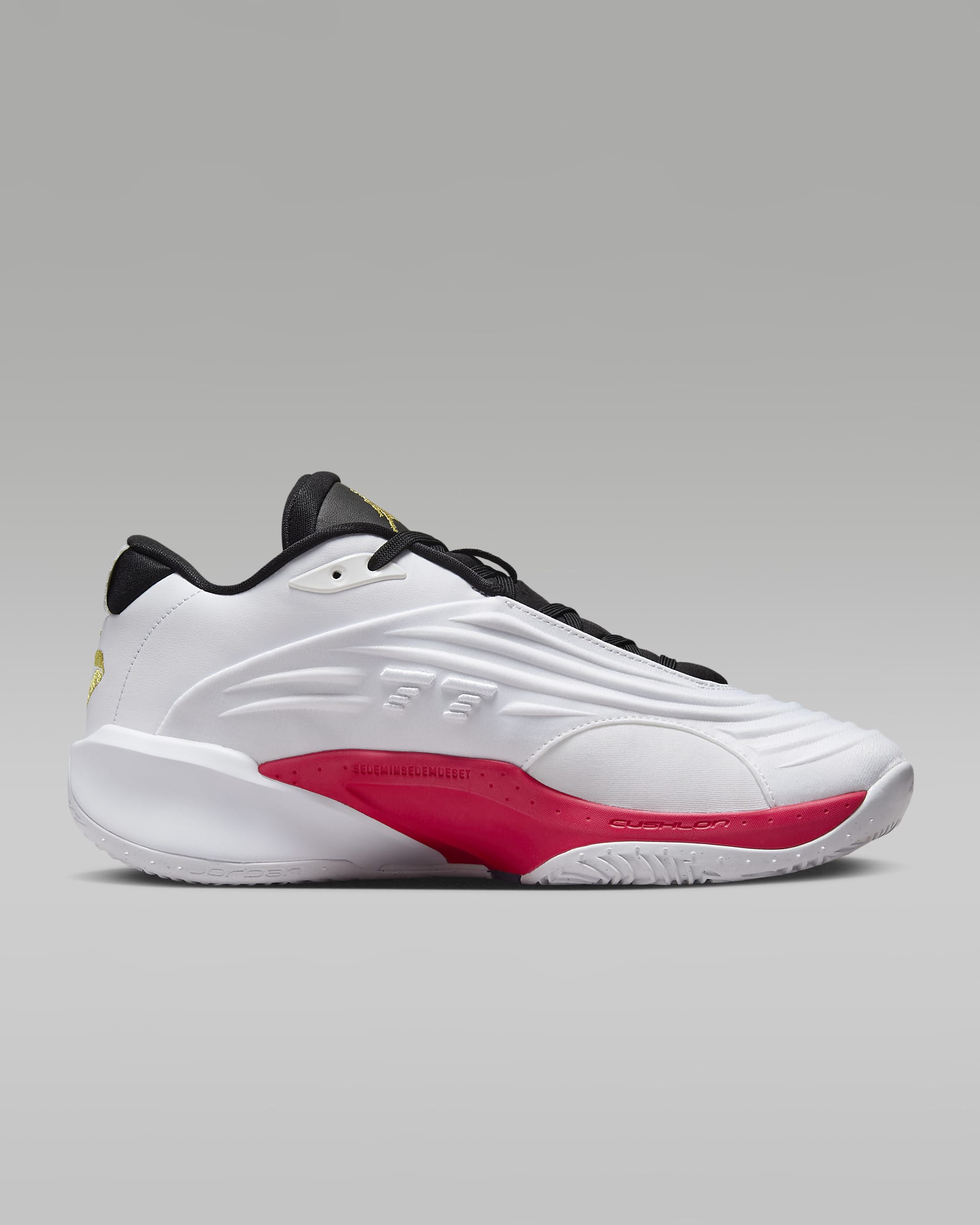 Scarpa da basket Luka 3 "Motorsport" - Bianco/Nero/Red Orbit/Oro metallizzato