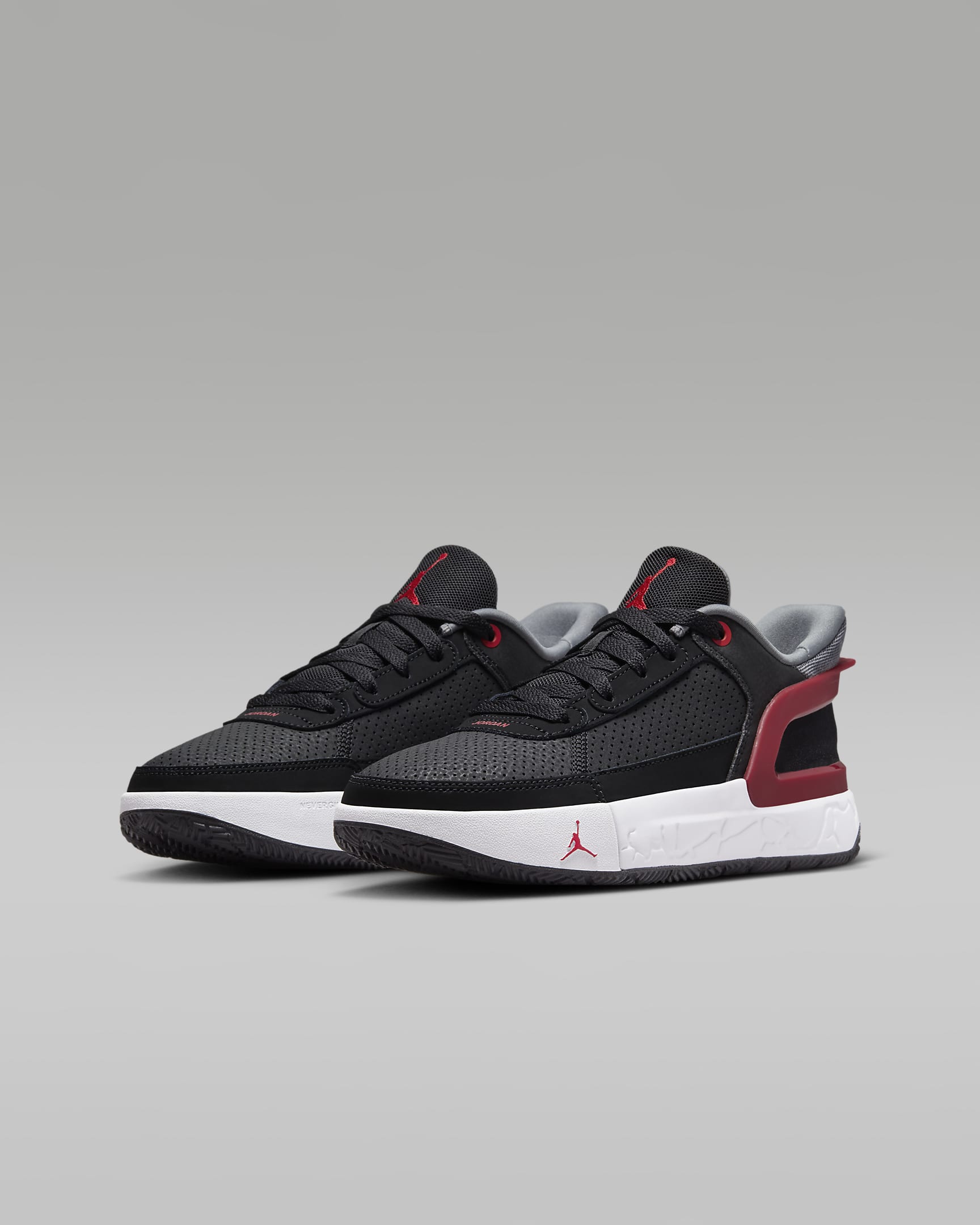 Jordan DAY1 EO Big Kids' Shoes - Black/Cool Grey/White/University Red