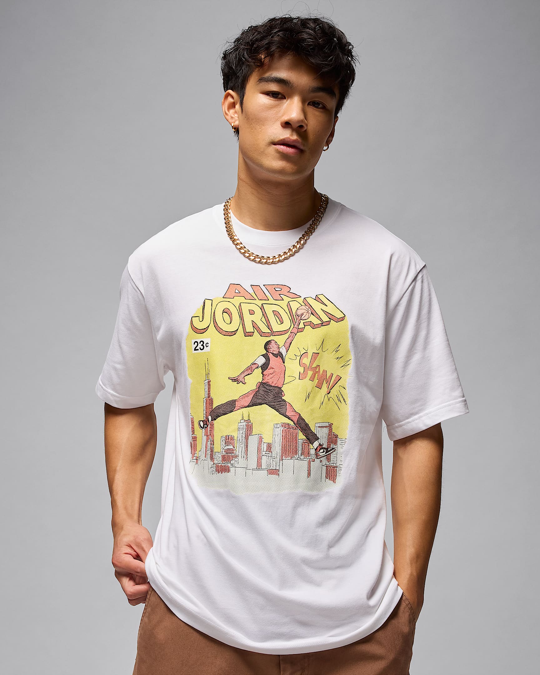 Jordan Men's Comic T-Shirt - White/Black