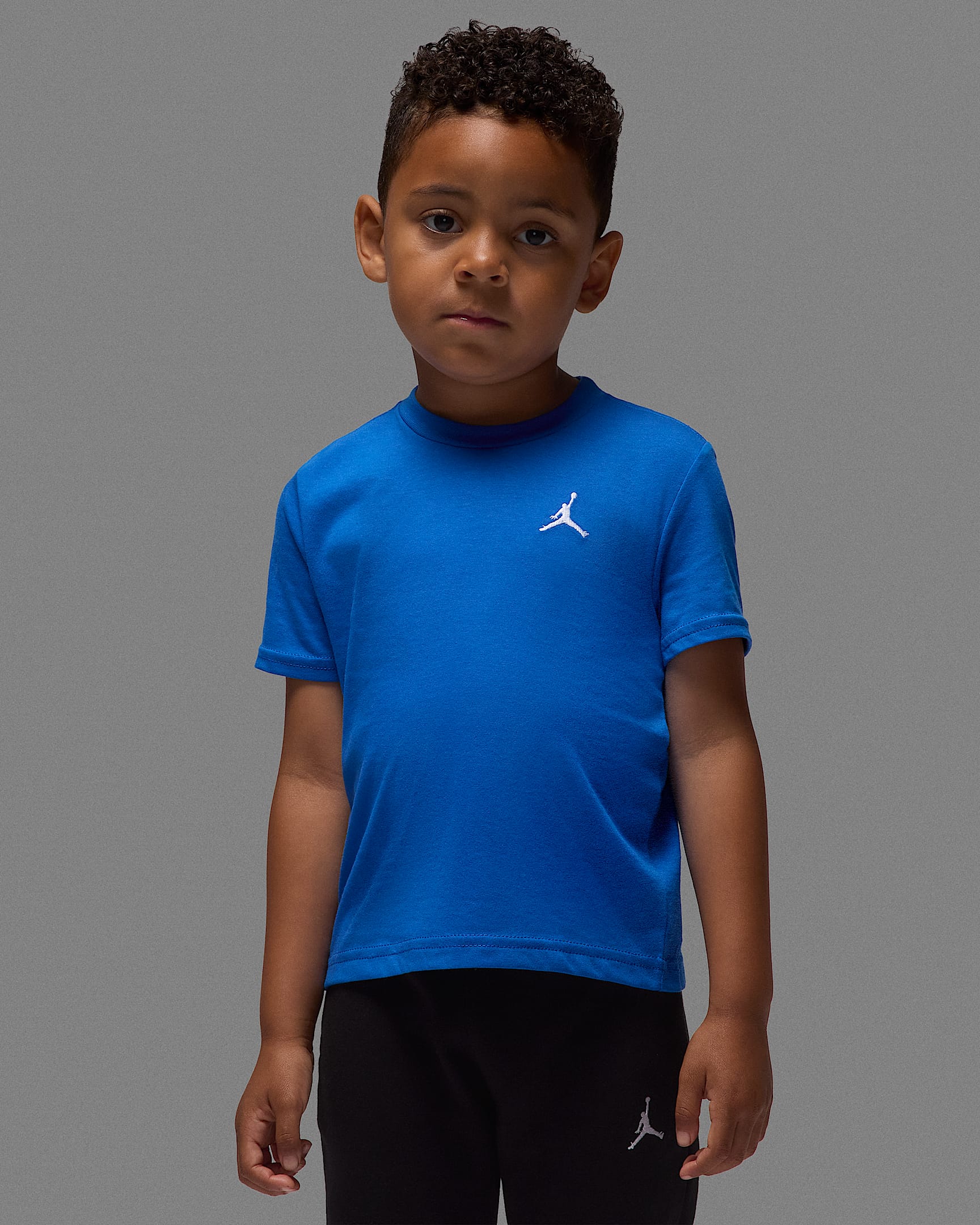 Playera bordada infantil Jumpman Air Jordan - Azul deportivo