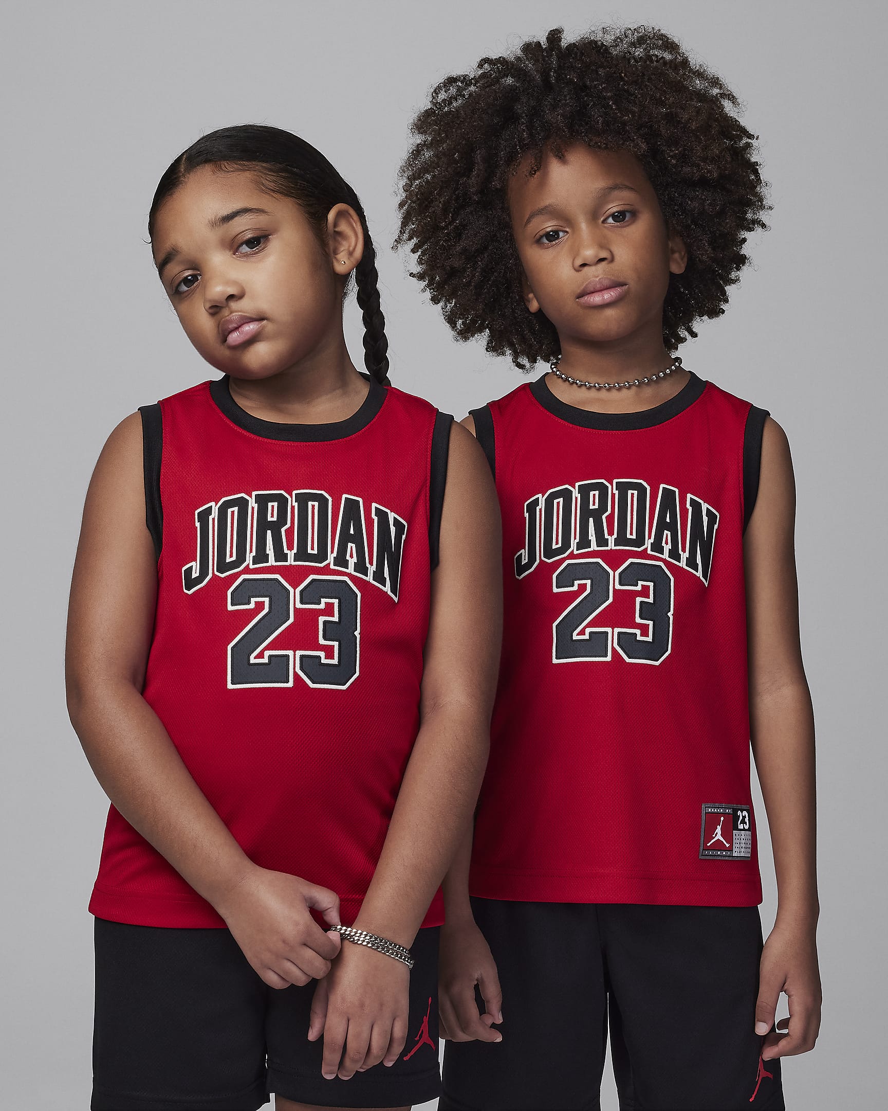 Jordan 23 Jersey Little Kids' 2-Piece Jersey Set - Black