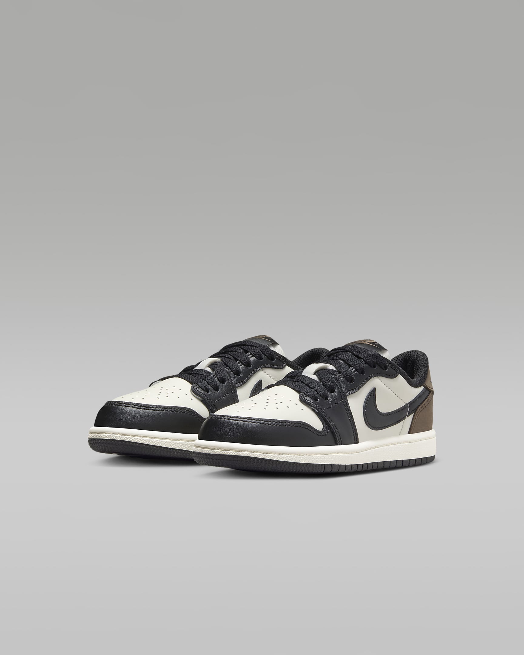 Jordan 1 Retro Low "Mocha" Little Kids' Shoes - Sail/Dark Mocha/Black