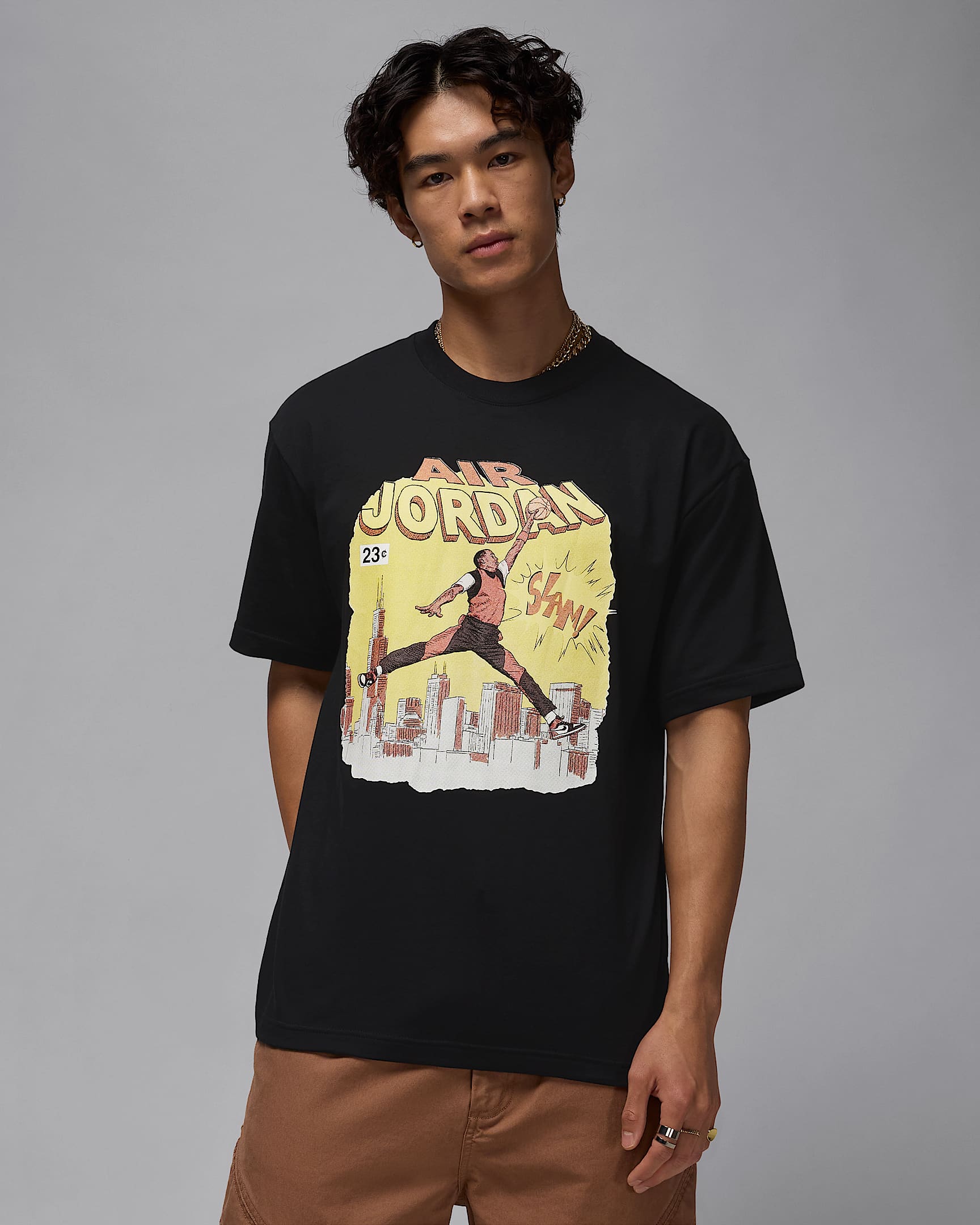 Jordan Men's Comic T-Shirt - Black/White
