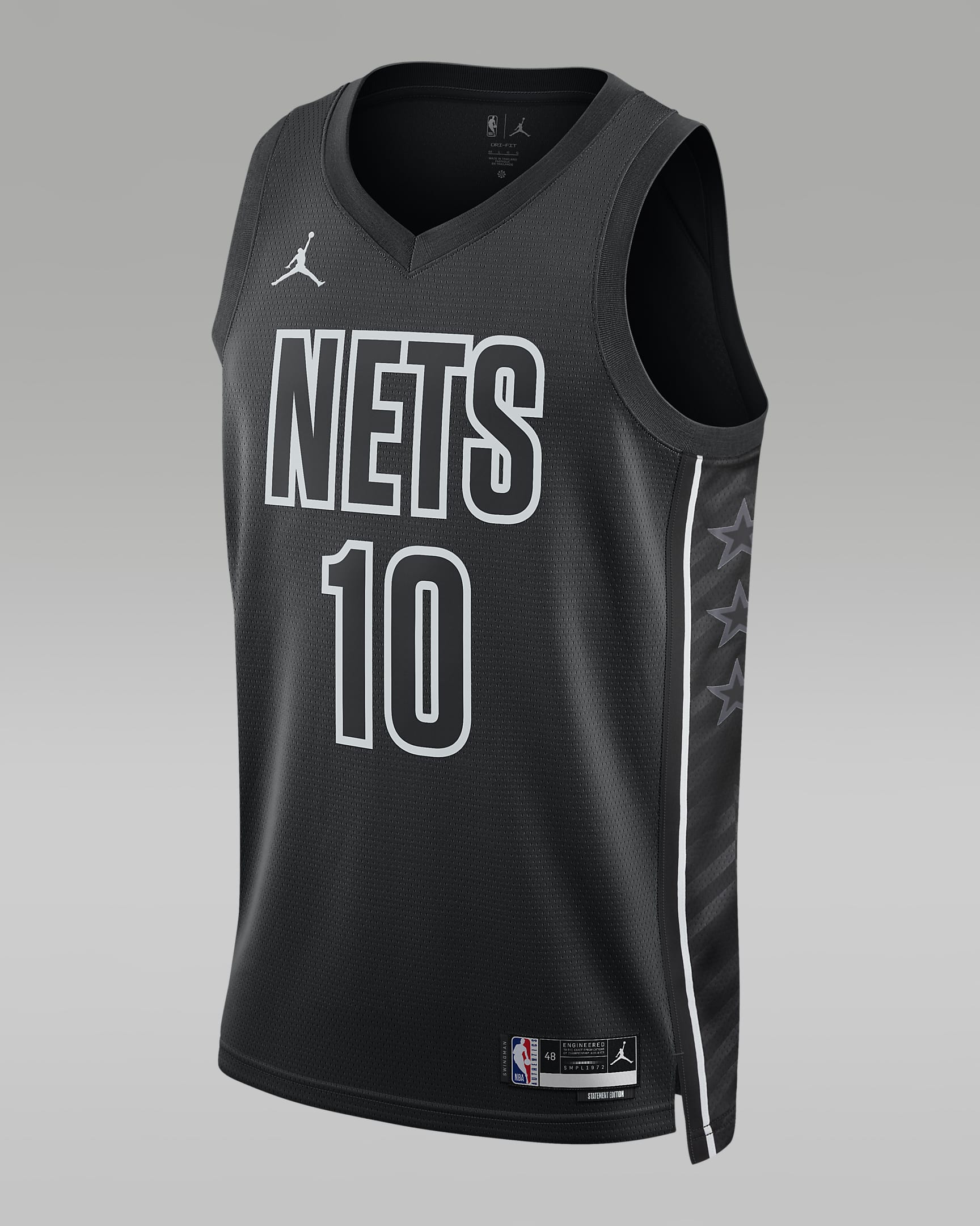 Brooklyn Nets Statement Edition Jordan Dri-FIT NBA Swingman férfimez - Fekete