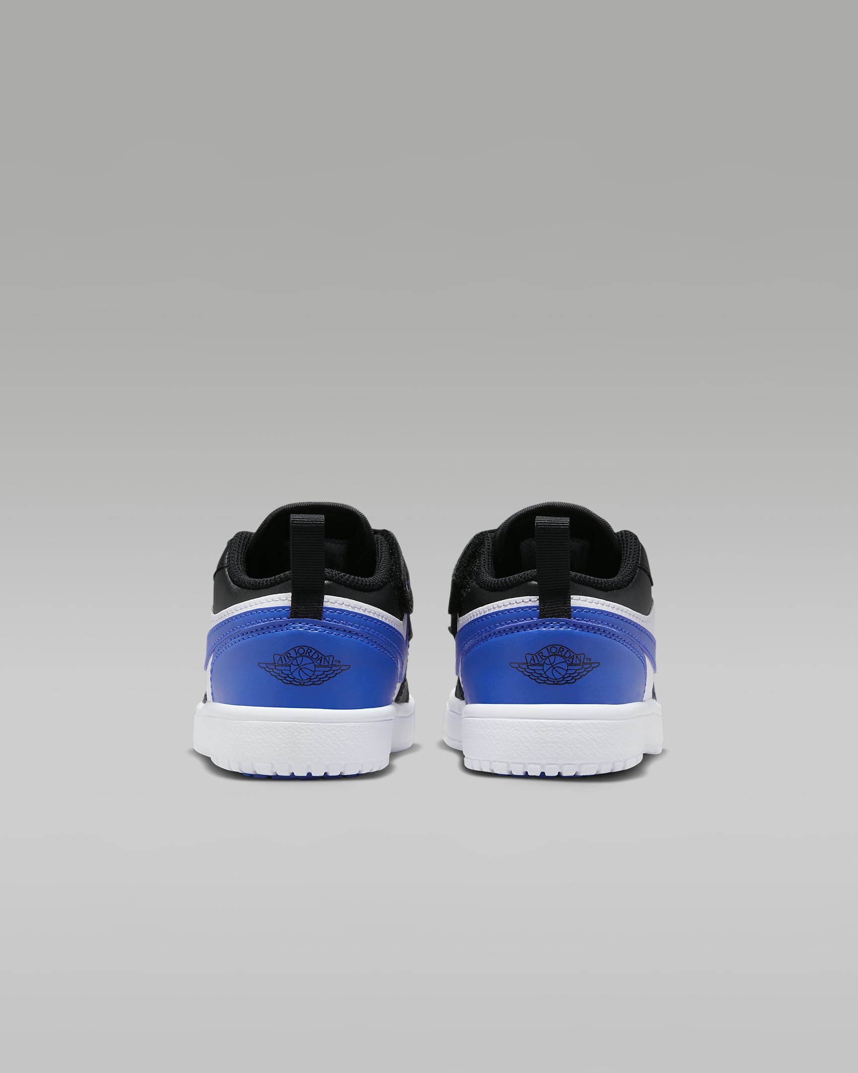 Tenis para niños de preescolar Jordan 1 Low Alt - Blanco/Negro/Blanco/Azul royal