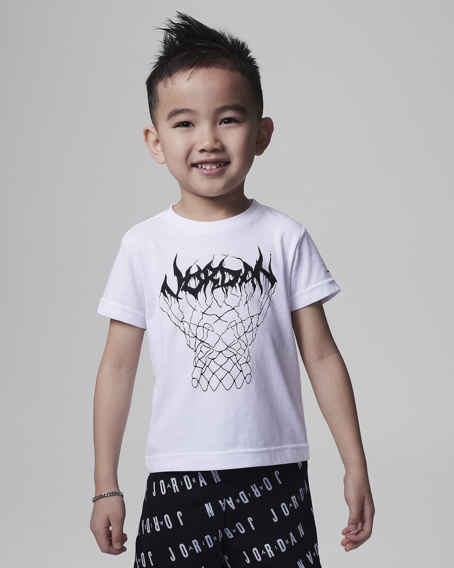 Jordan Dri-FIT MJ Sport Toddler Graphic T-Shirt - White