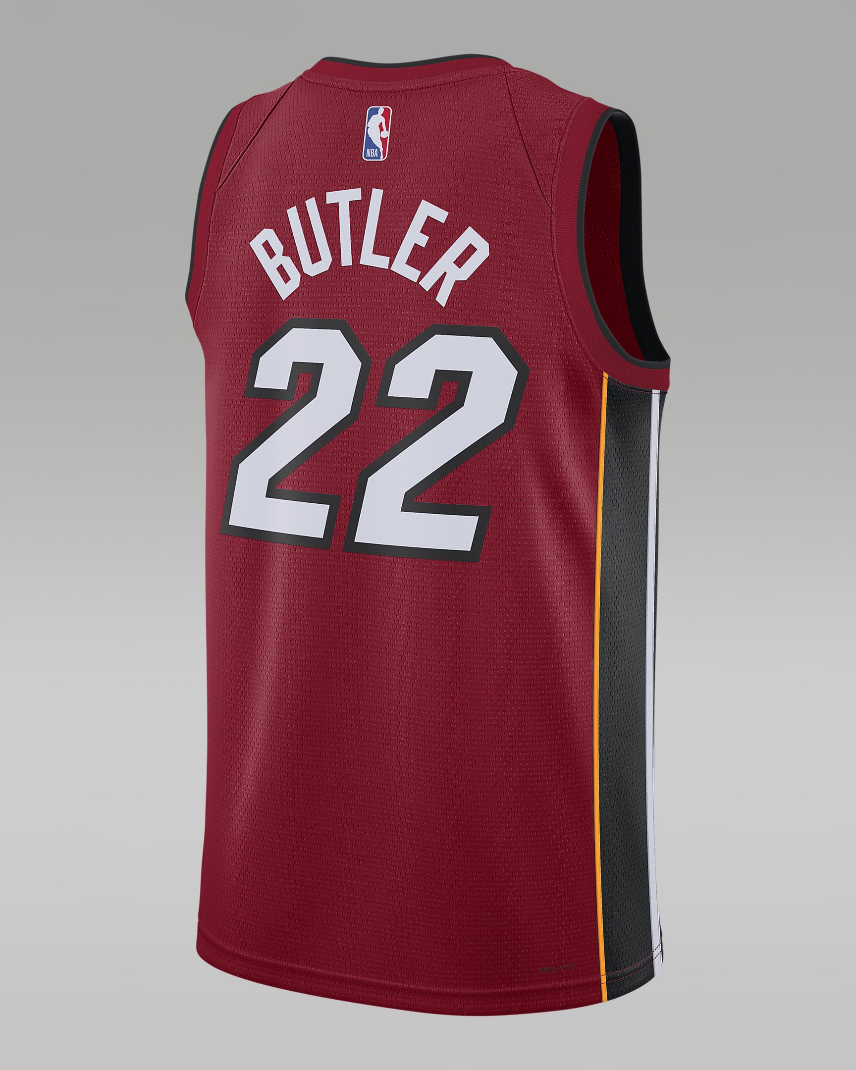 Jersey Jordan Dri-FIT de la NBA Swingman para hombre Miami Heat Statement Edition - Rojo duro