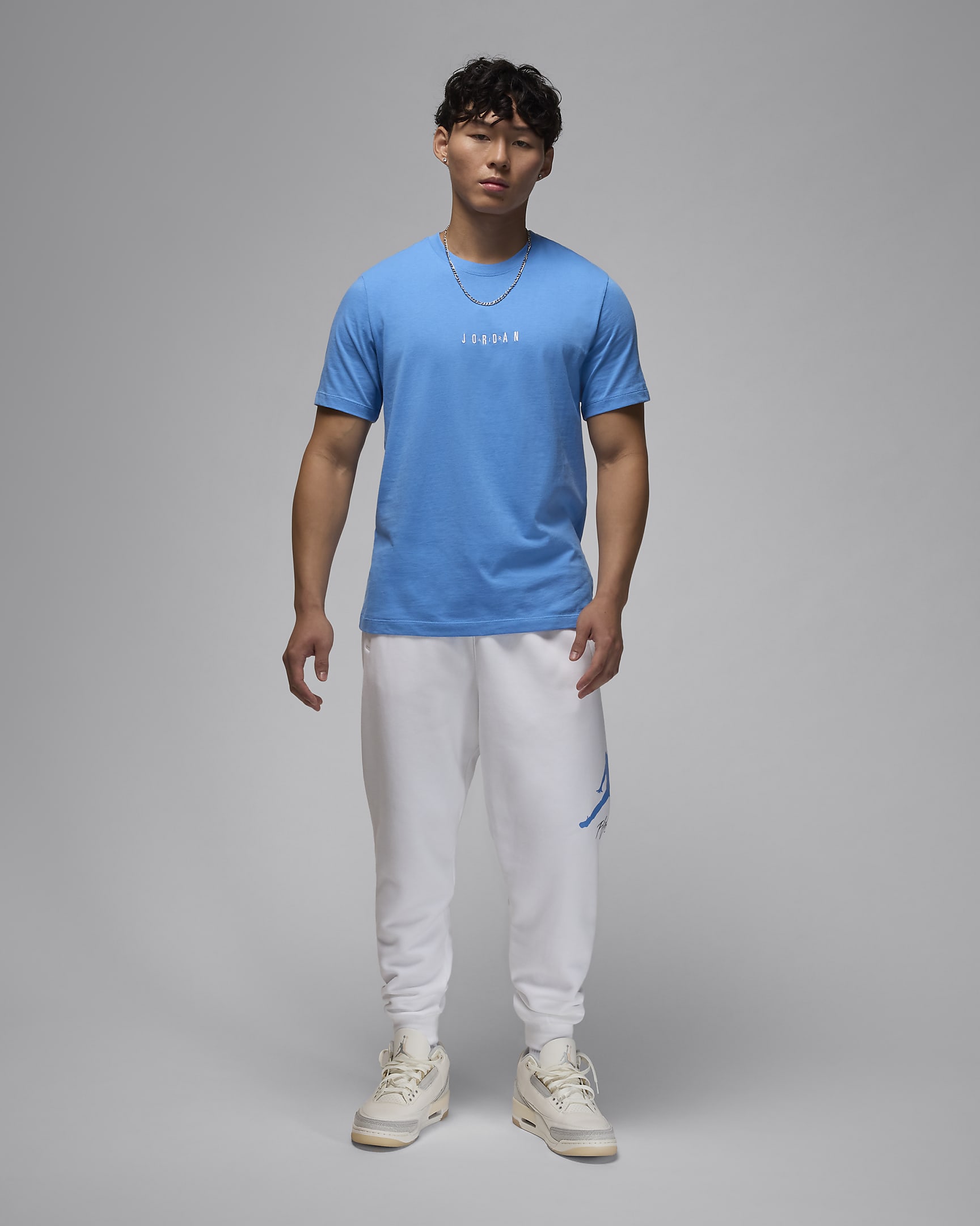 Playera para hombre Jordan Air - Azul leyenda/Blanco/Blanco