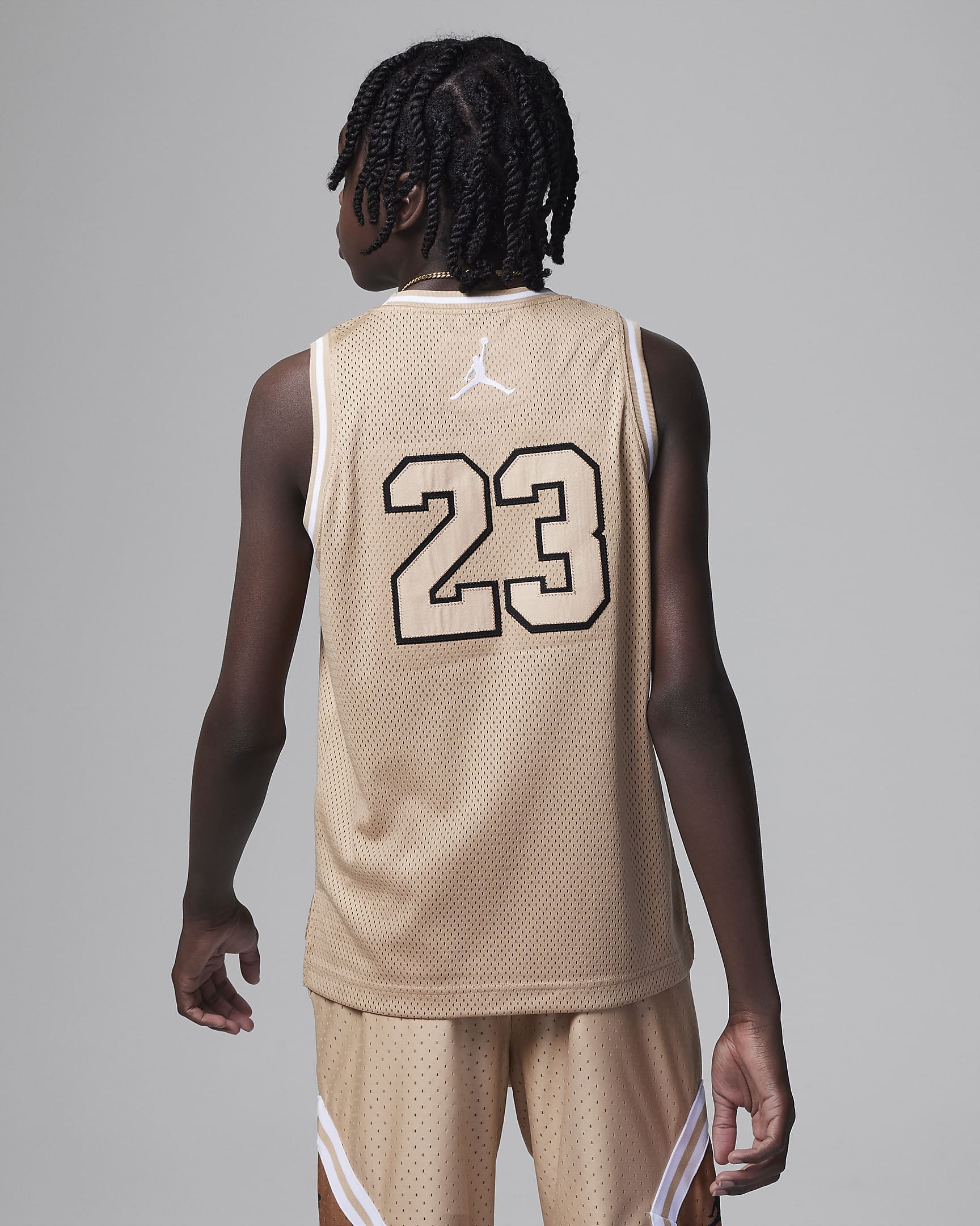 Jordan Big Kids' 23 Jersey - Hemp