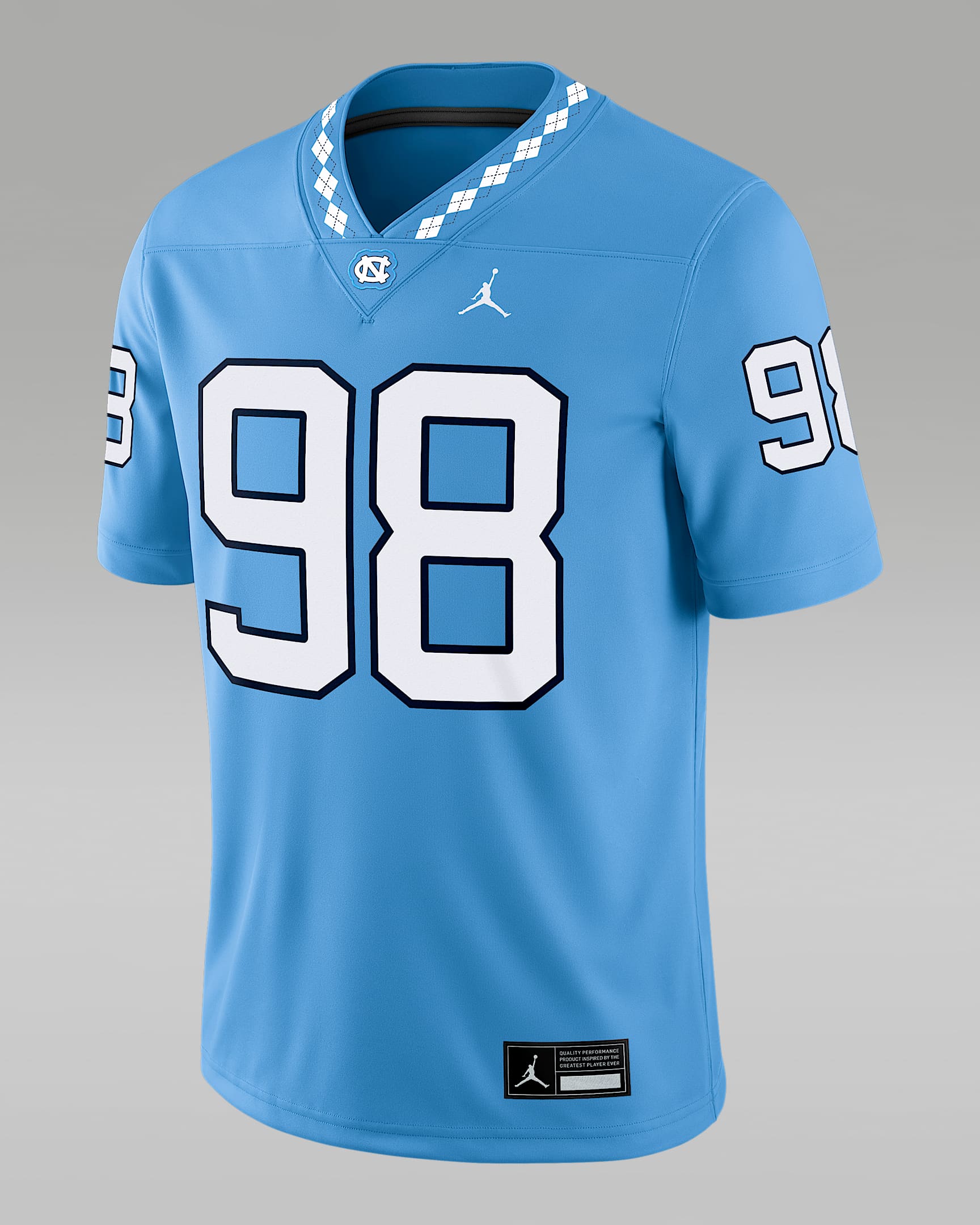 Lawrence Taylor North Carolina Men’s Jordan Brand Dri-FIT College Game Jersey - Light Blue