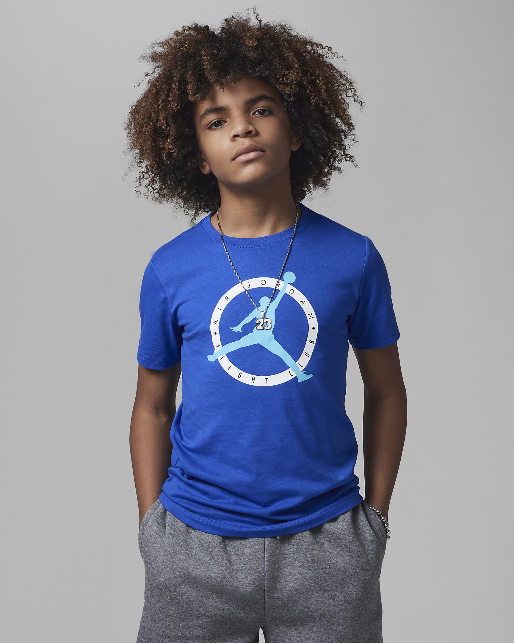 Jordan MVP Flight Tee Older Kids' (Boys') T-Shirt - Game Royal