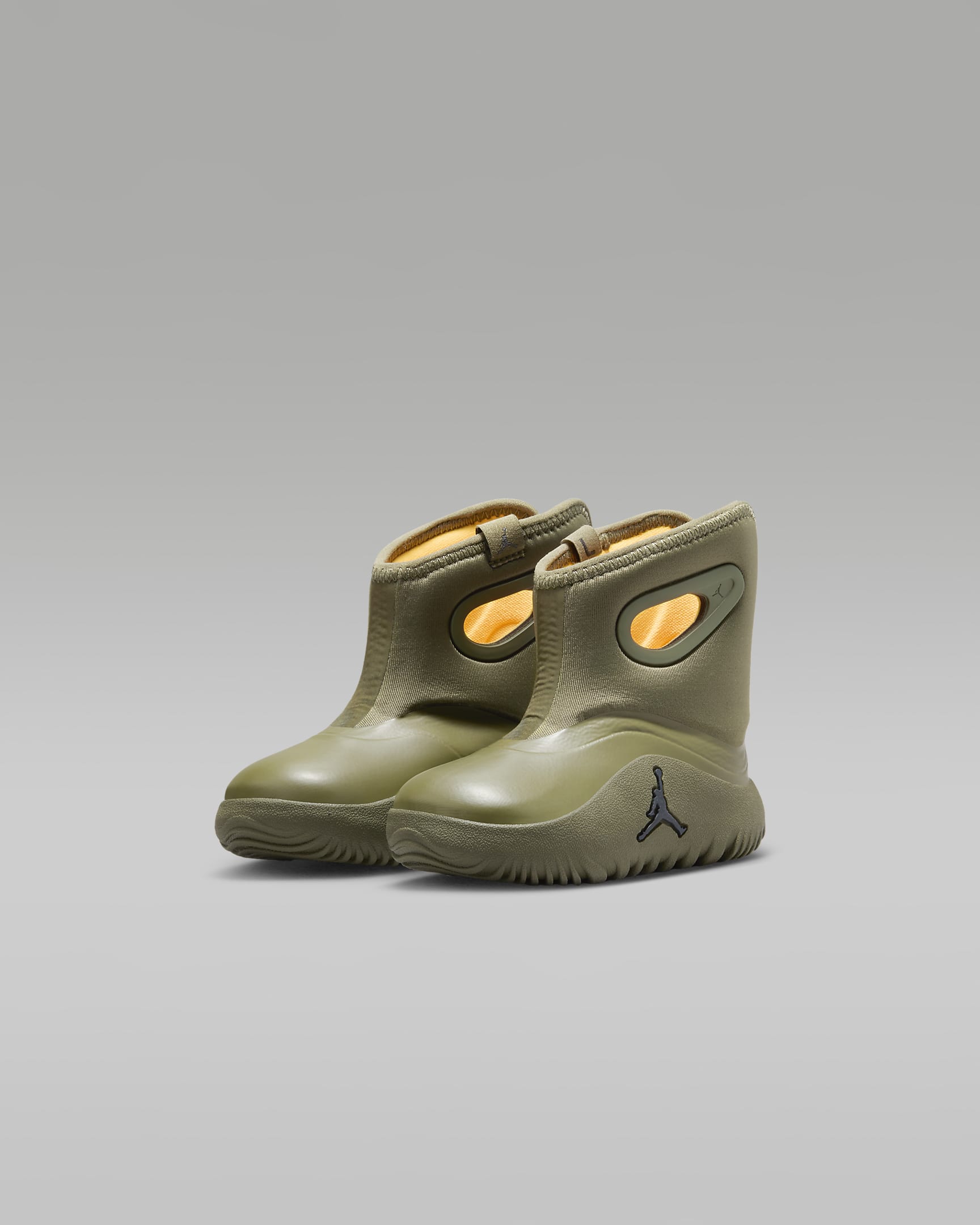 Jordan Lil Drip Baby/Toddler Boots - Medium Olive/Laser Orange/Black