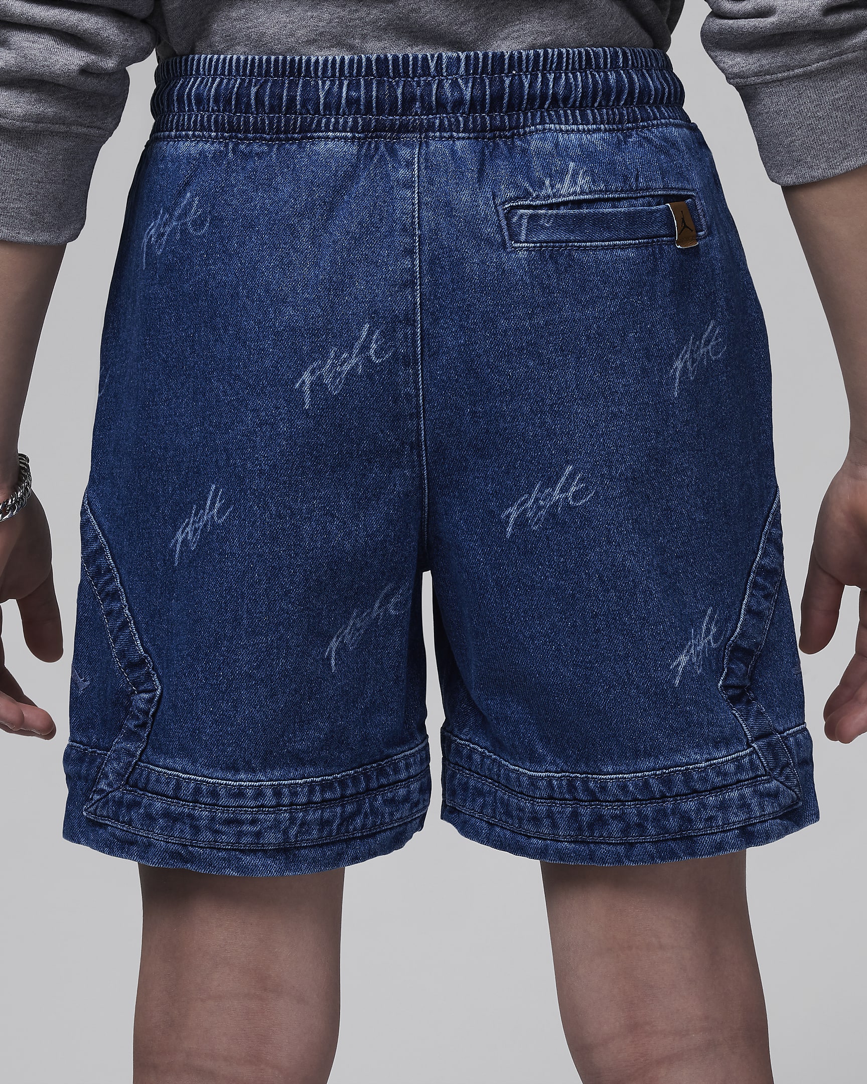 Shorts in denim Jordan MJ Flight Heritage – Ragazzo/a - Blue Grey