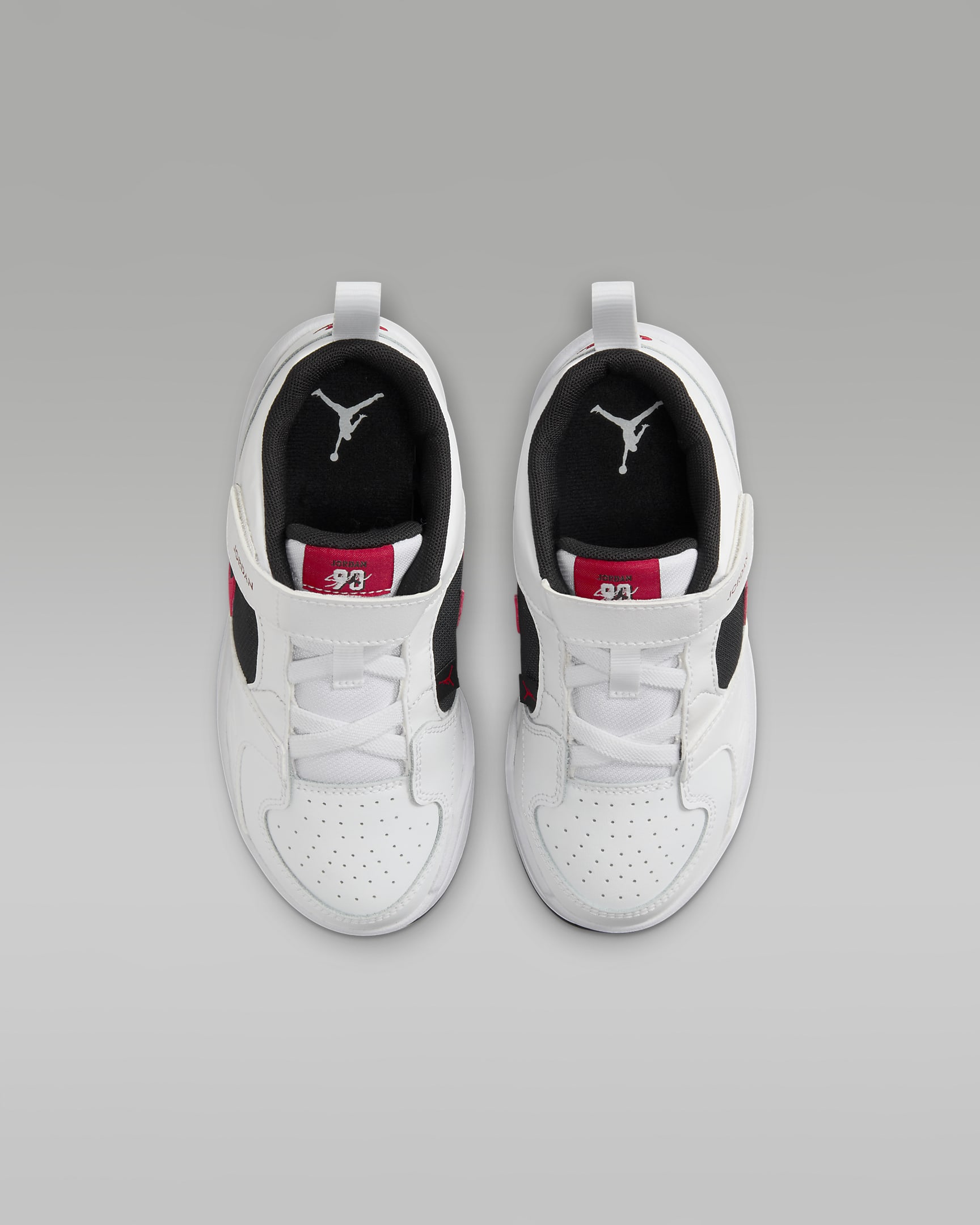 Jordan Stadium 90 Younger Kids' Shoes - White/Black/Gym Red