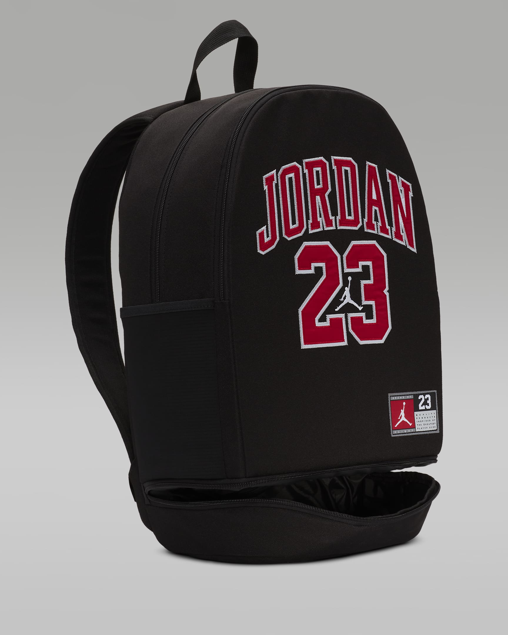 Mochila para niños grandes Jordan Jersey (27 L) - Negro