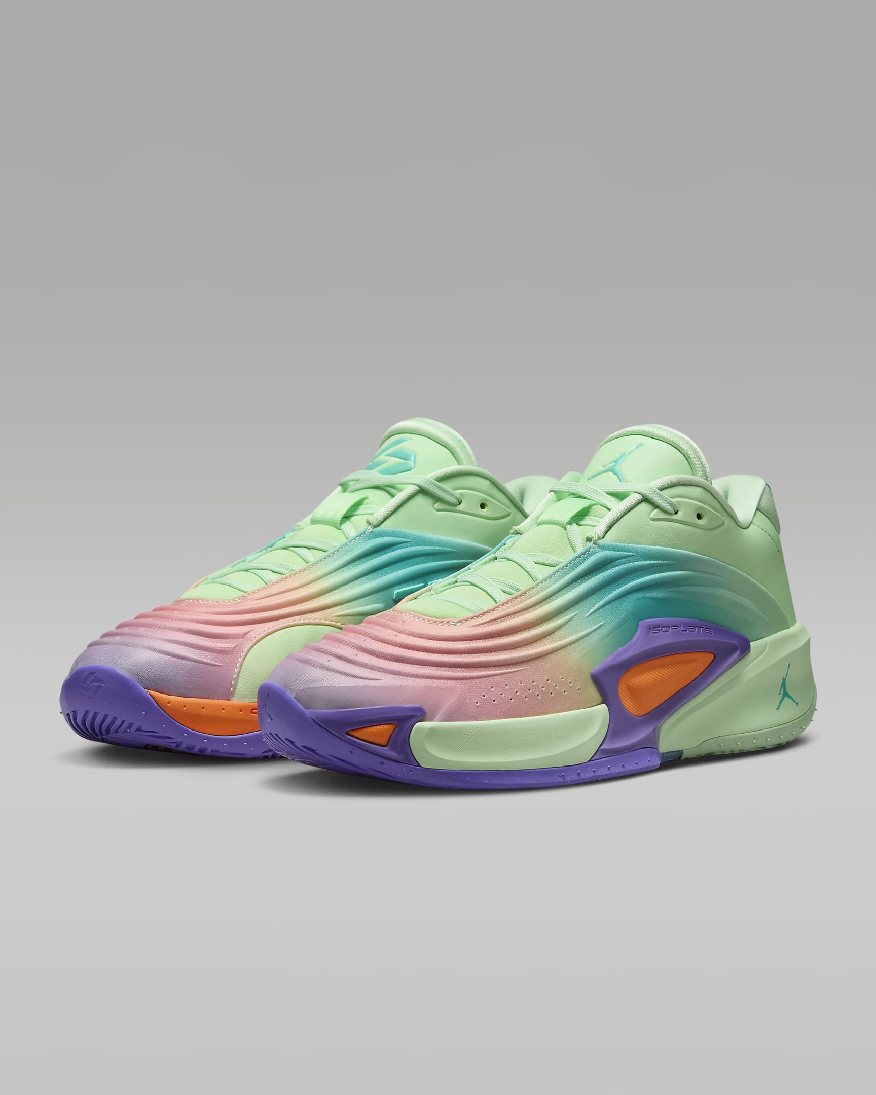 Luka 3 PF 'Blurred Vision' Basketball Shoes - Vapour Green/Cone/Psychic Purple/Hyper Jade