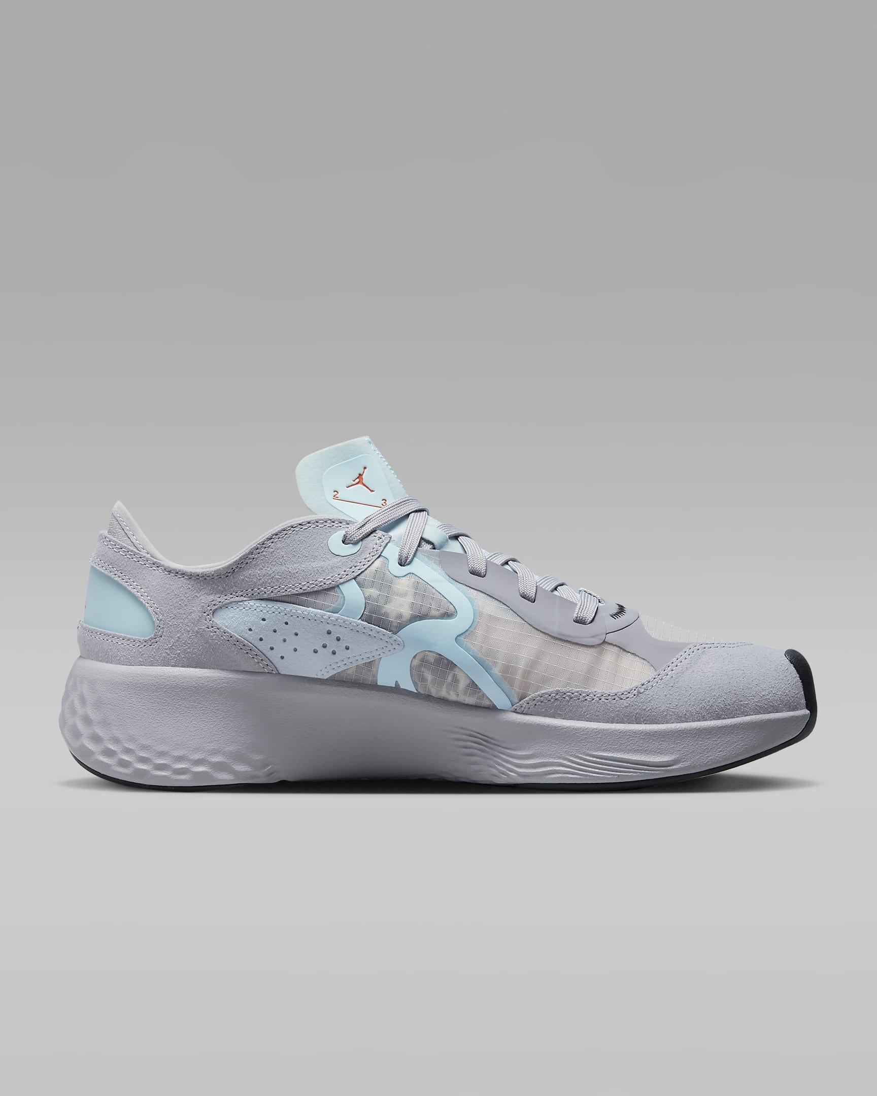 Jordan Delta 3 Low Men's Shoes - Wolf Grey/Black/Glacier Blue/Safety Orange