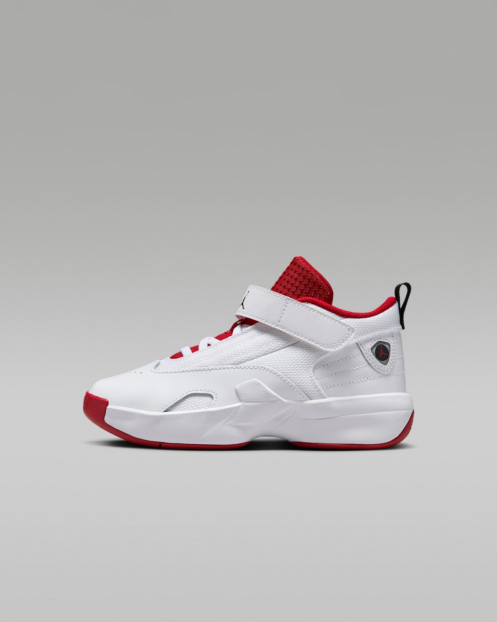Calzado para niños de preescolar Jordan Max Aura 6 - Blanco/Negro/Rojo gimnasio