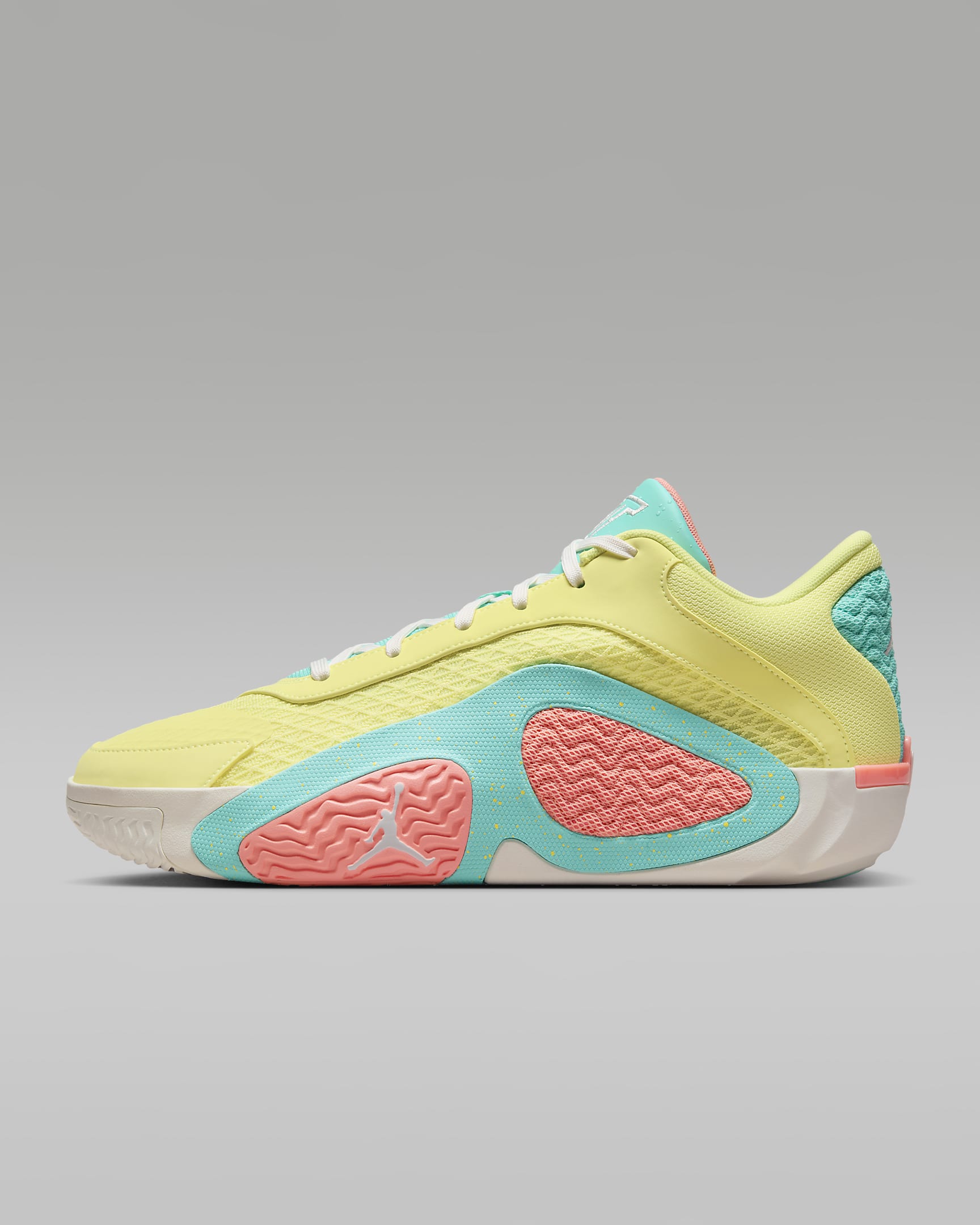 Tatum 2 PF "Lemonade" Basketball Shoes - Light Zitron/Aurora Green/Atomic Pink/Sail