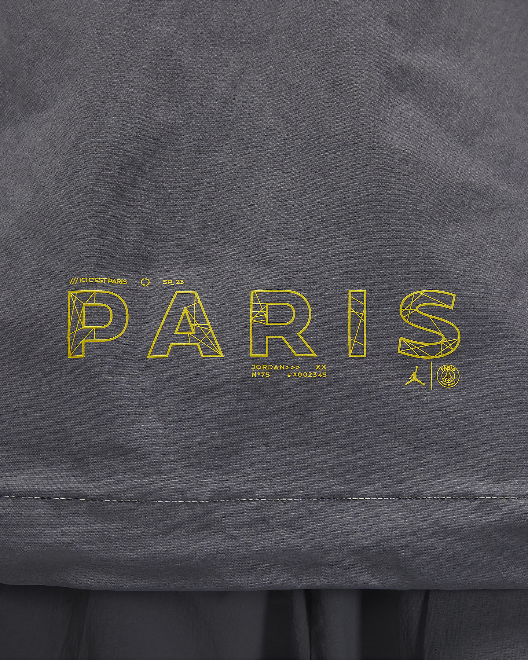 Paris Saint-Germain Geweven herenjack - Light Graphite/Tour Yellow/Tour Yellow