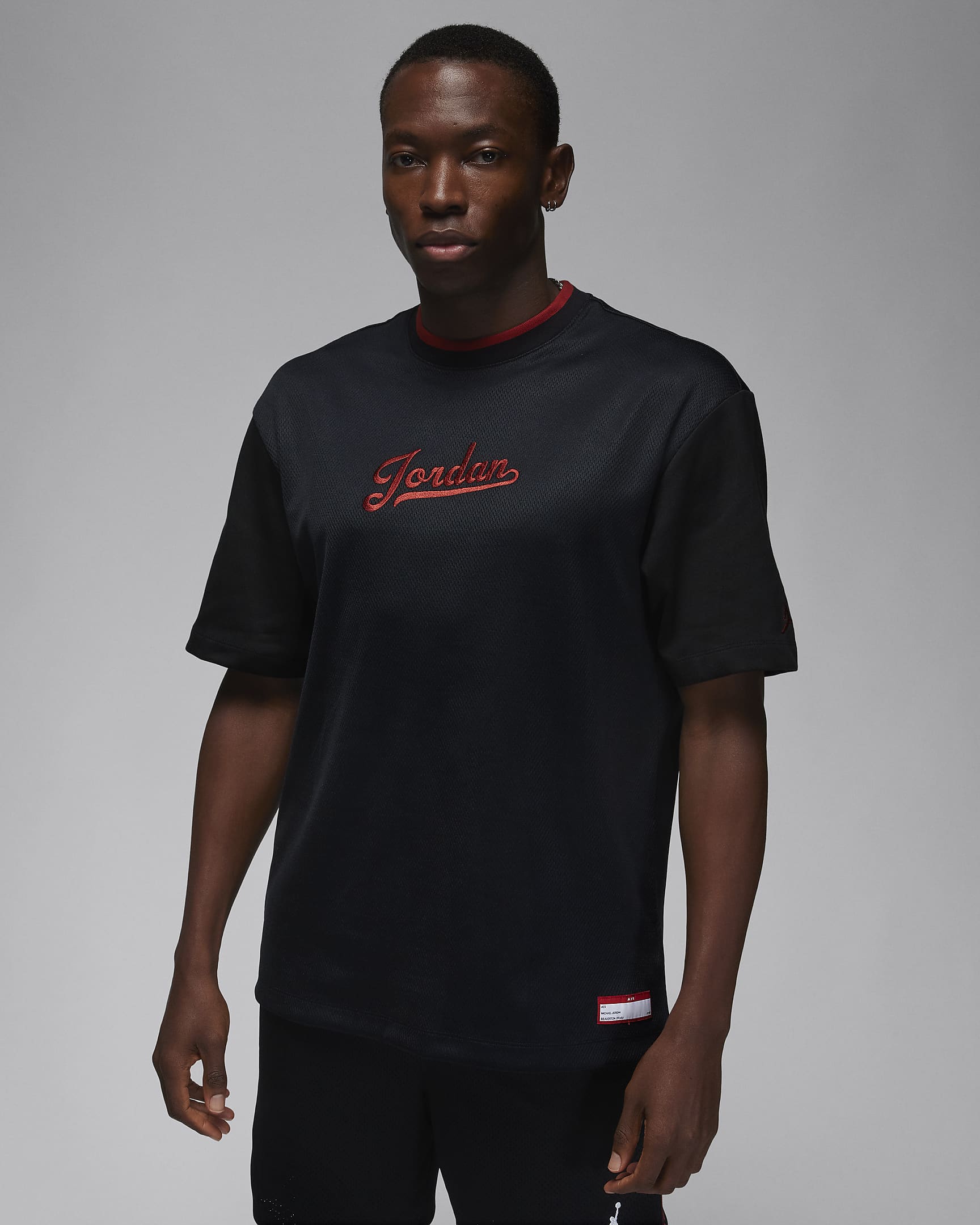 T-shirt Jordan Flight MVP pour Homme - Noir/Blanc