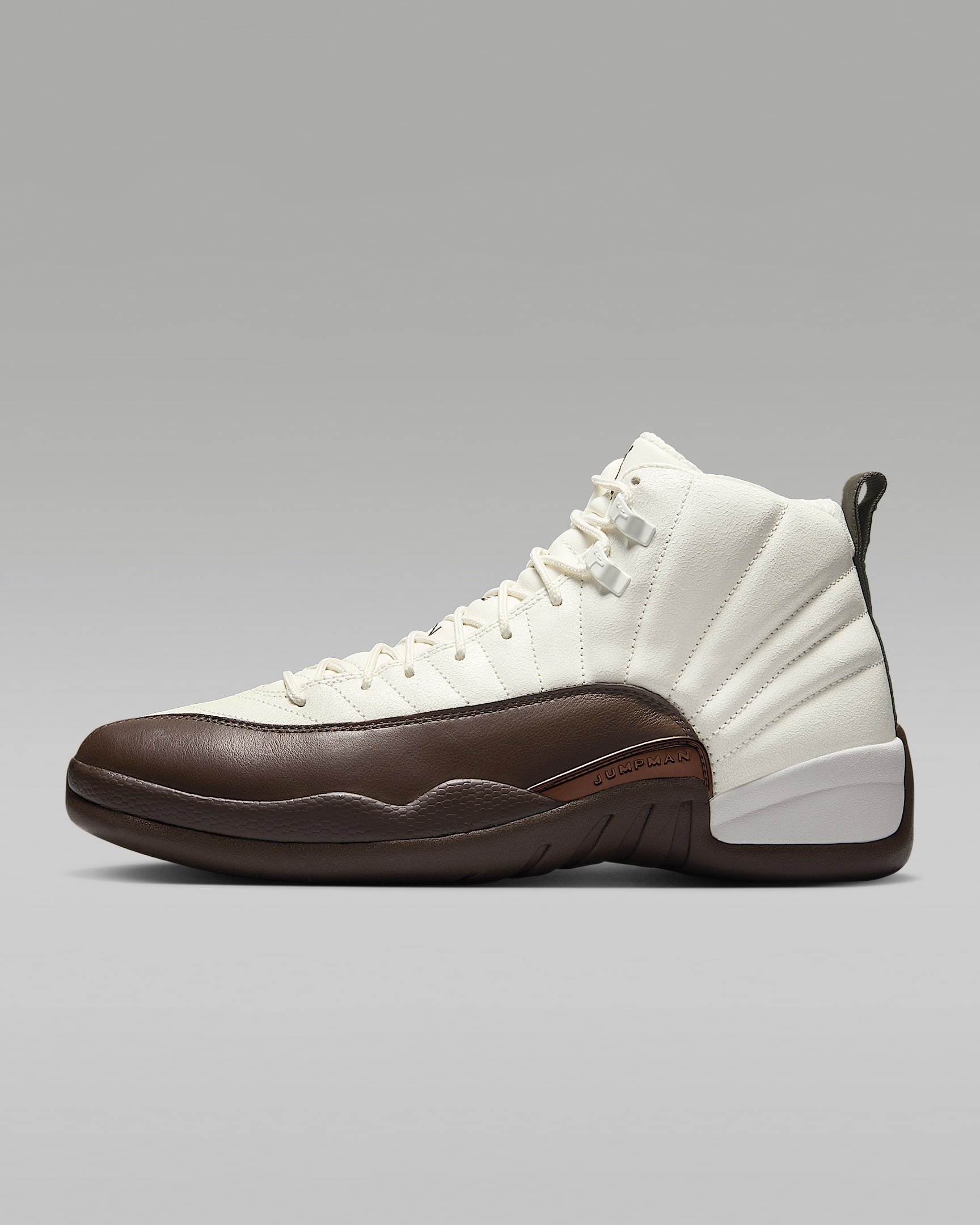Tenis para hombre Air Jordan 12 Retro SP x SoleFly - Blanco/Vela/Marrón barroco