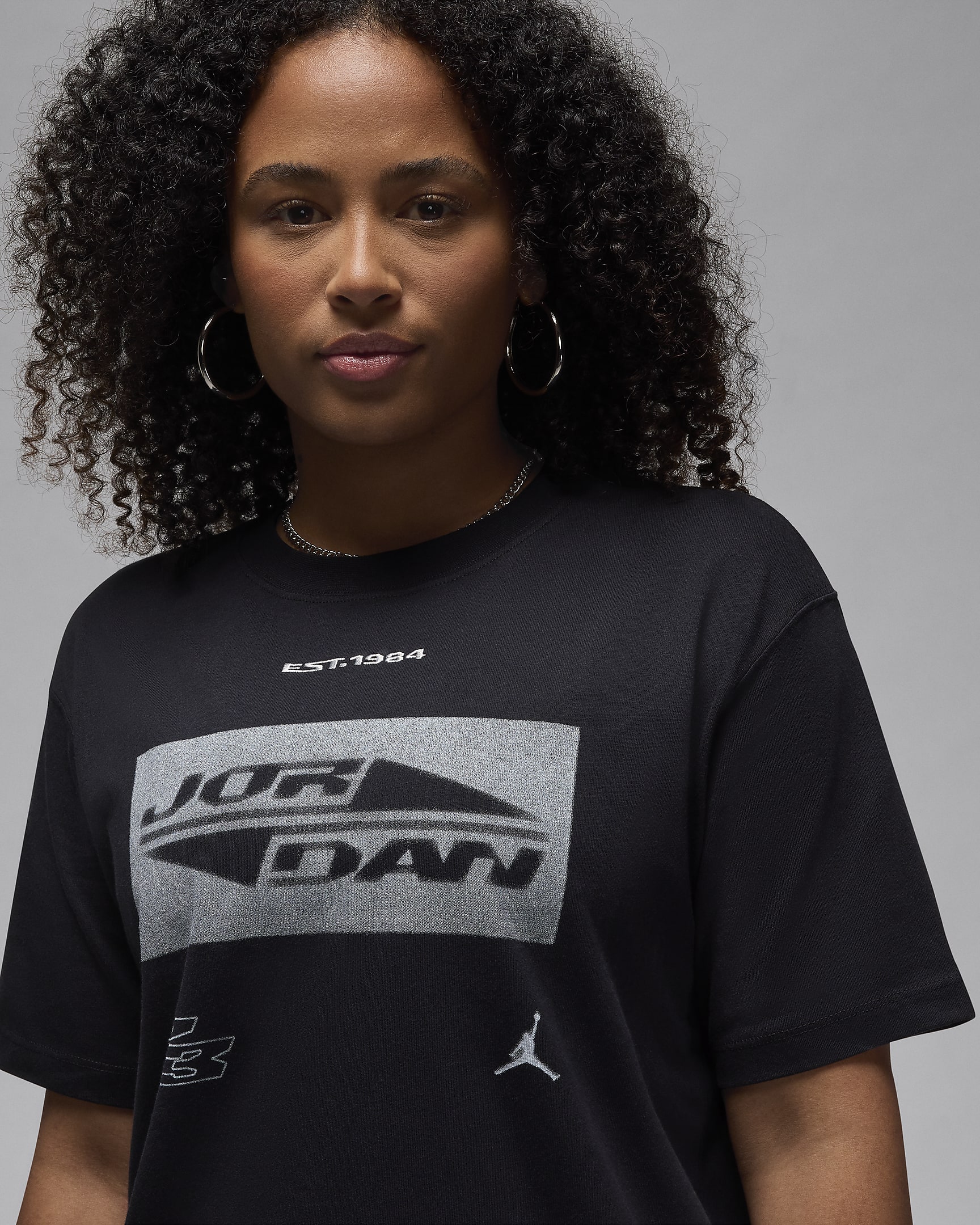 Jordan Women's Graphic Girlfriend T-Shirt - Black/White