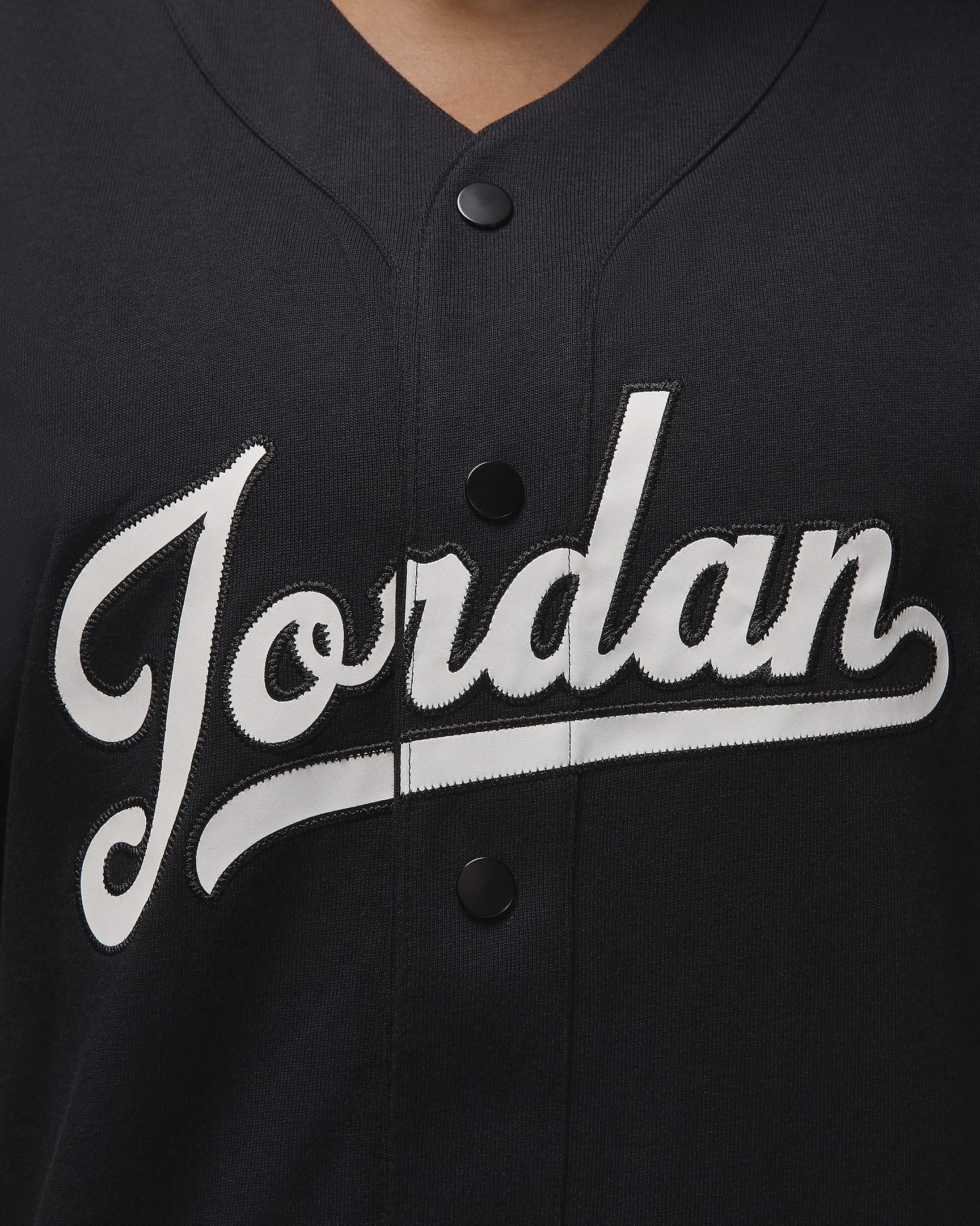 Jordan Flight MVP Men's Baseball Top - Black/White
