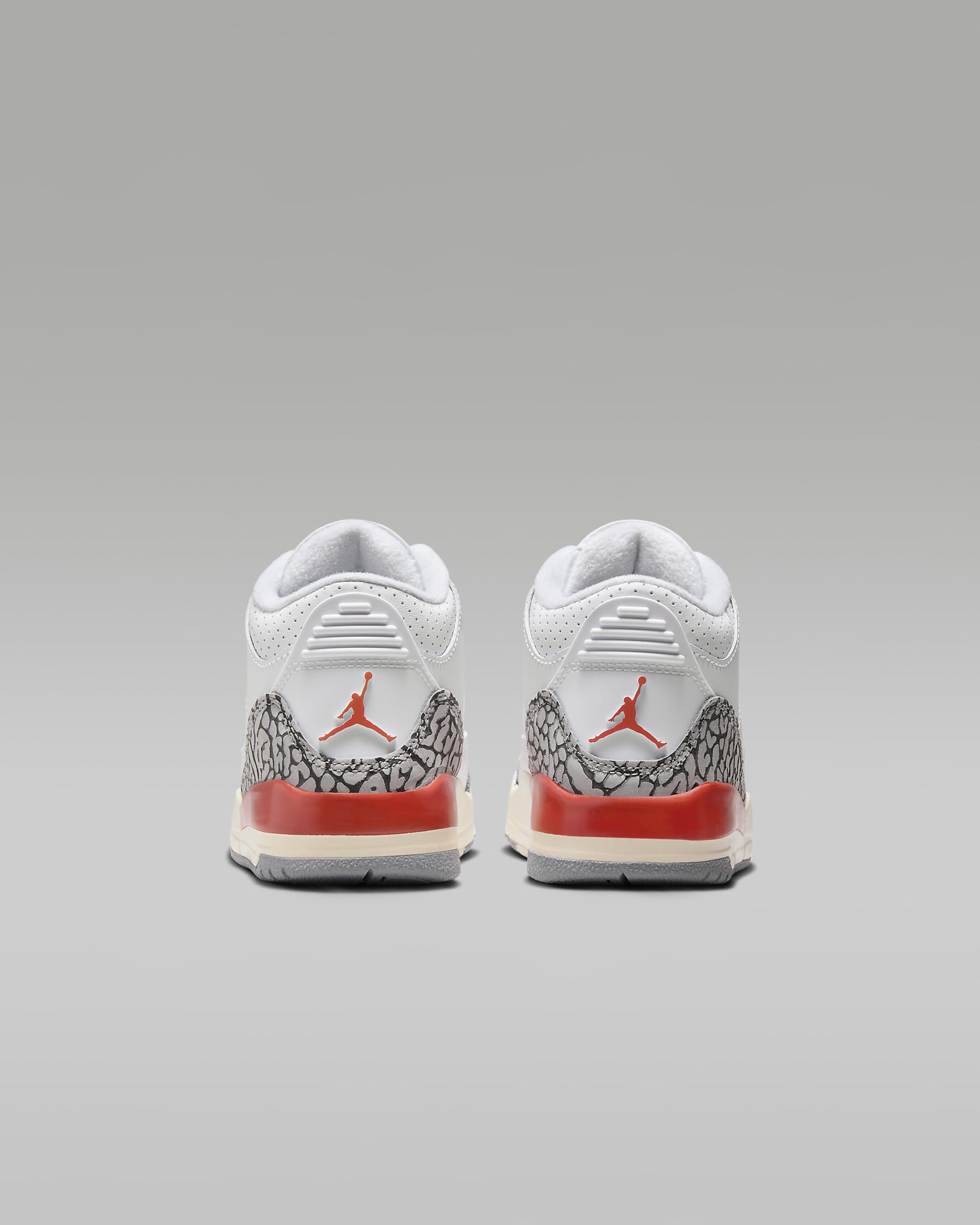 Jordan 3 Retro Little Kids' Shoes - White/Sail/Cement Grey/Cosmic Clay