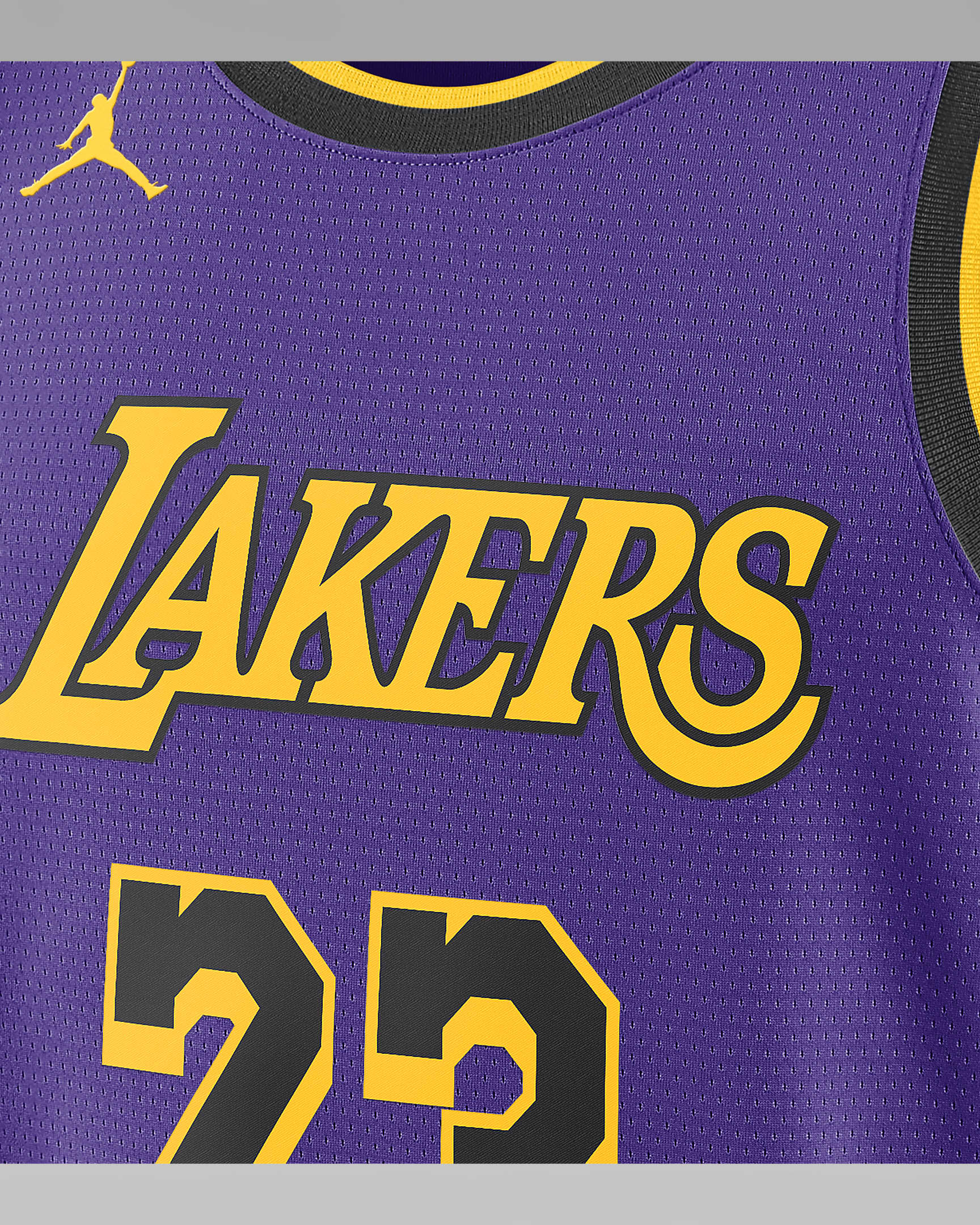 Los Angeles Lakers Statement Edition Jordan Dri-FIT NBA Swingman-trøje til mænd - Field Purple