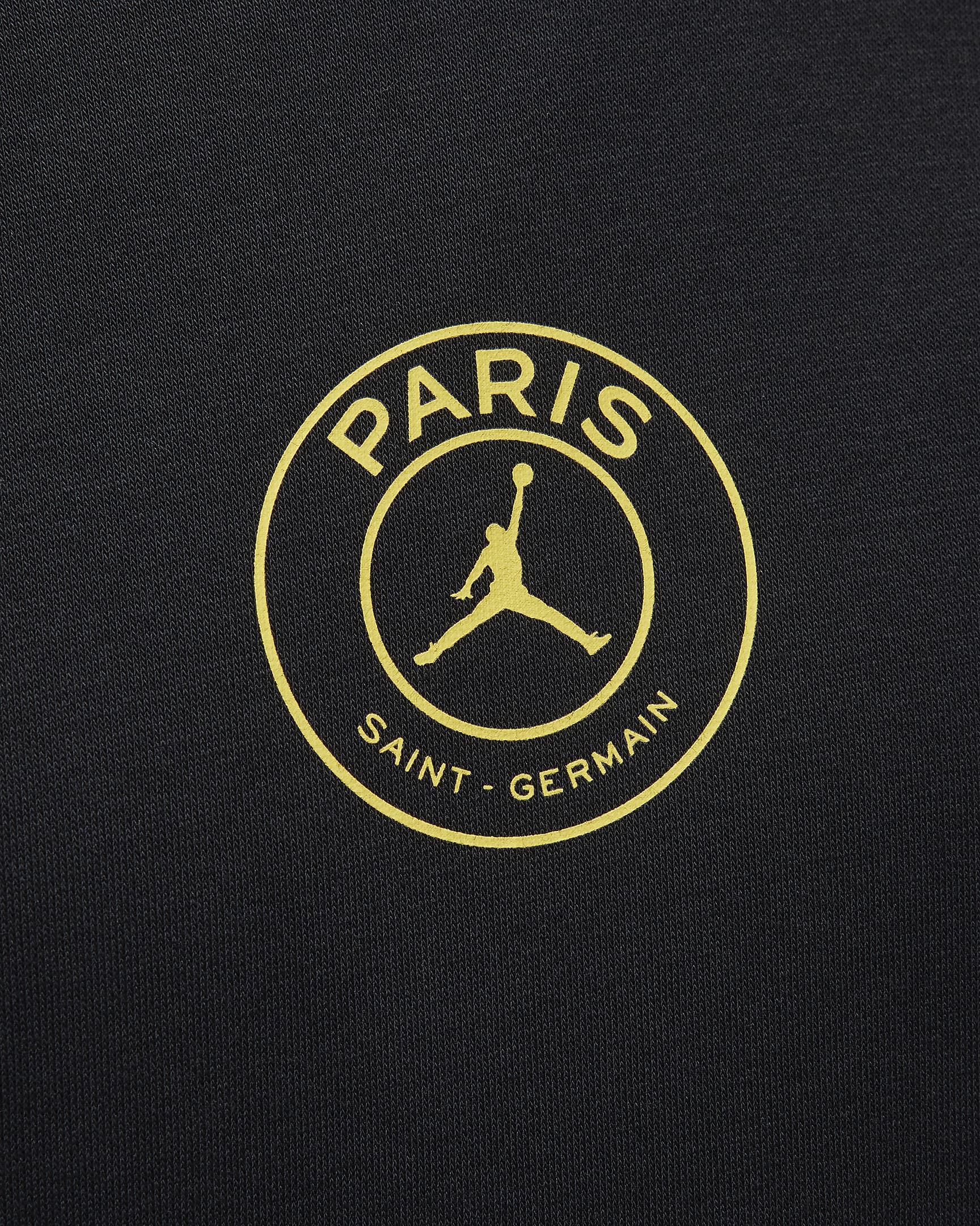 Paris Saint-Germain Fleece Erkek Kapüşonlu Sweatshirt'ü - Siyah/Cargo Khaki