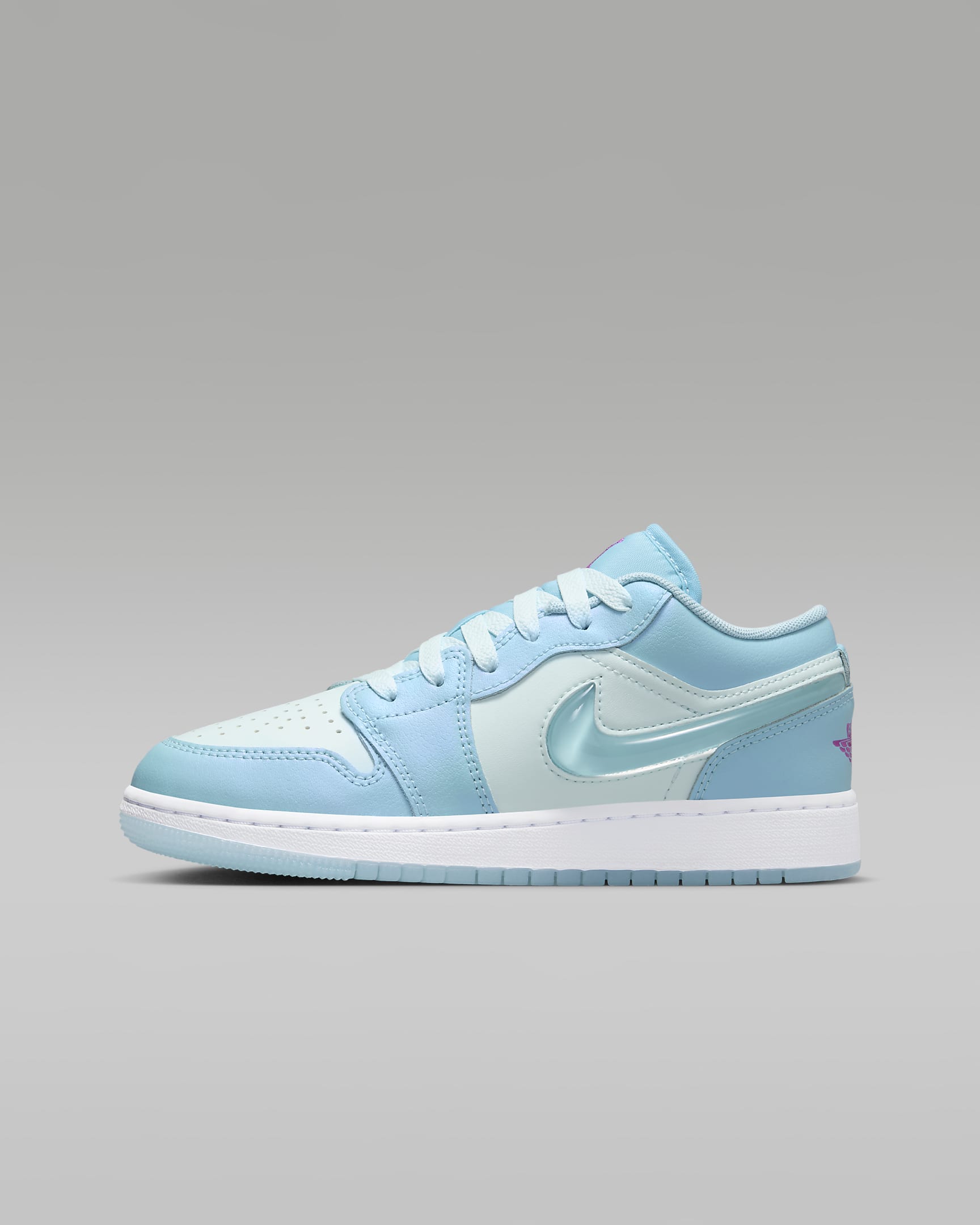 Air Jordan 1 Low SE Older Kids' Shoes - Aquarius Blue/Glacier Blue/Hyper Violet/Aquarius Blue