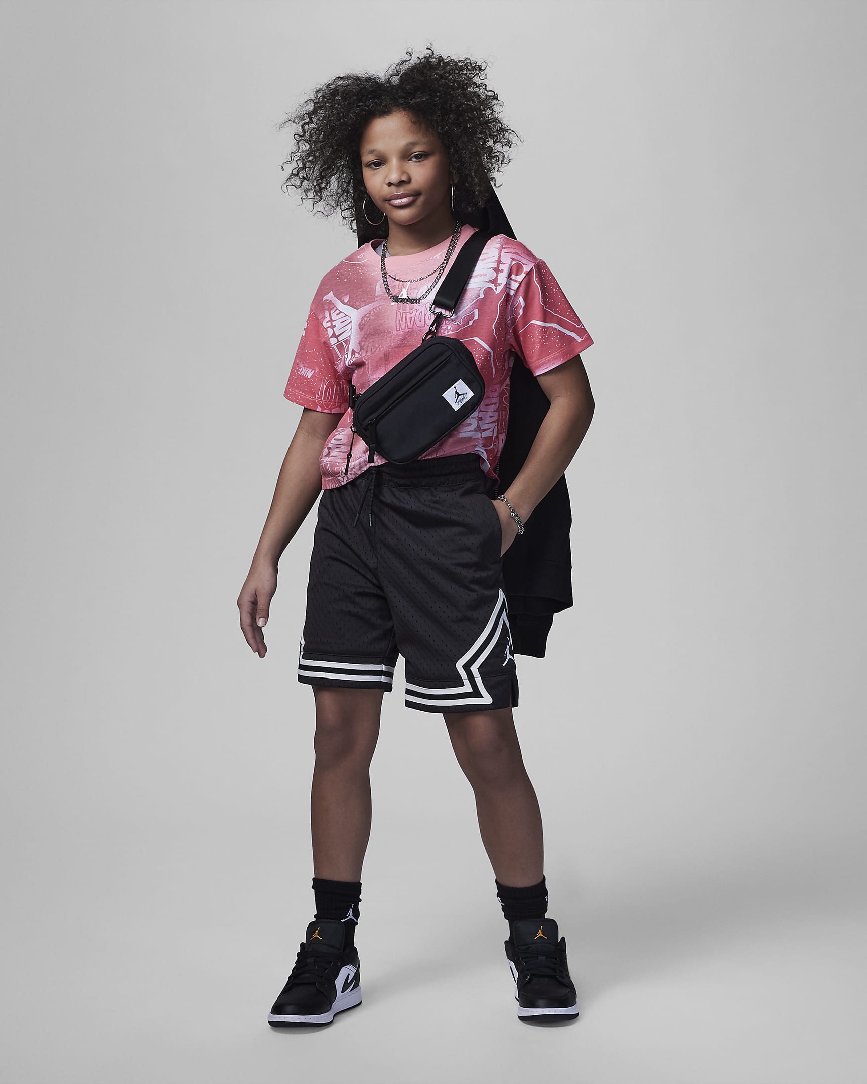 Jordan Essentials New Wave All-over Print Tee Older Kids' (Girls) T ...