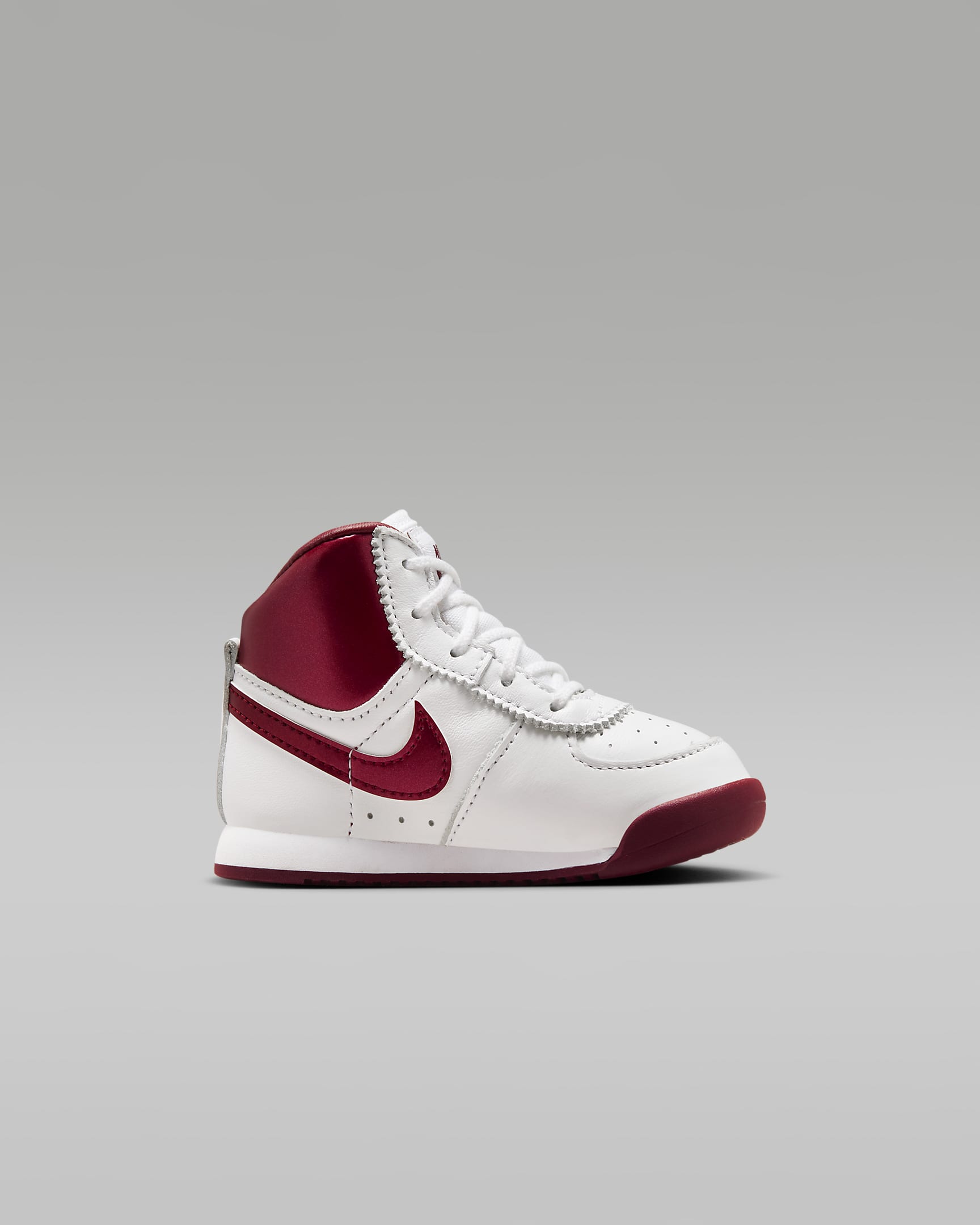 Tenis para bebé e infantil Jordan '85 "Metallic Burgundy" - Blanco/Blanco/Rojo team