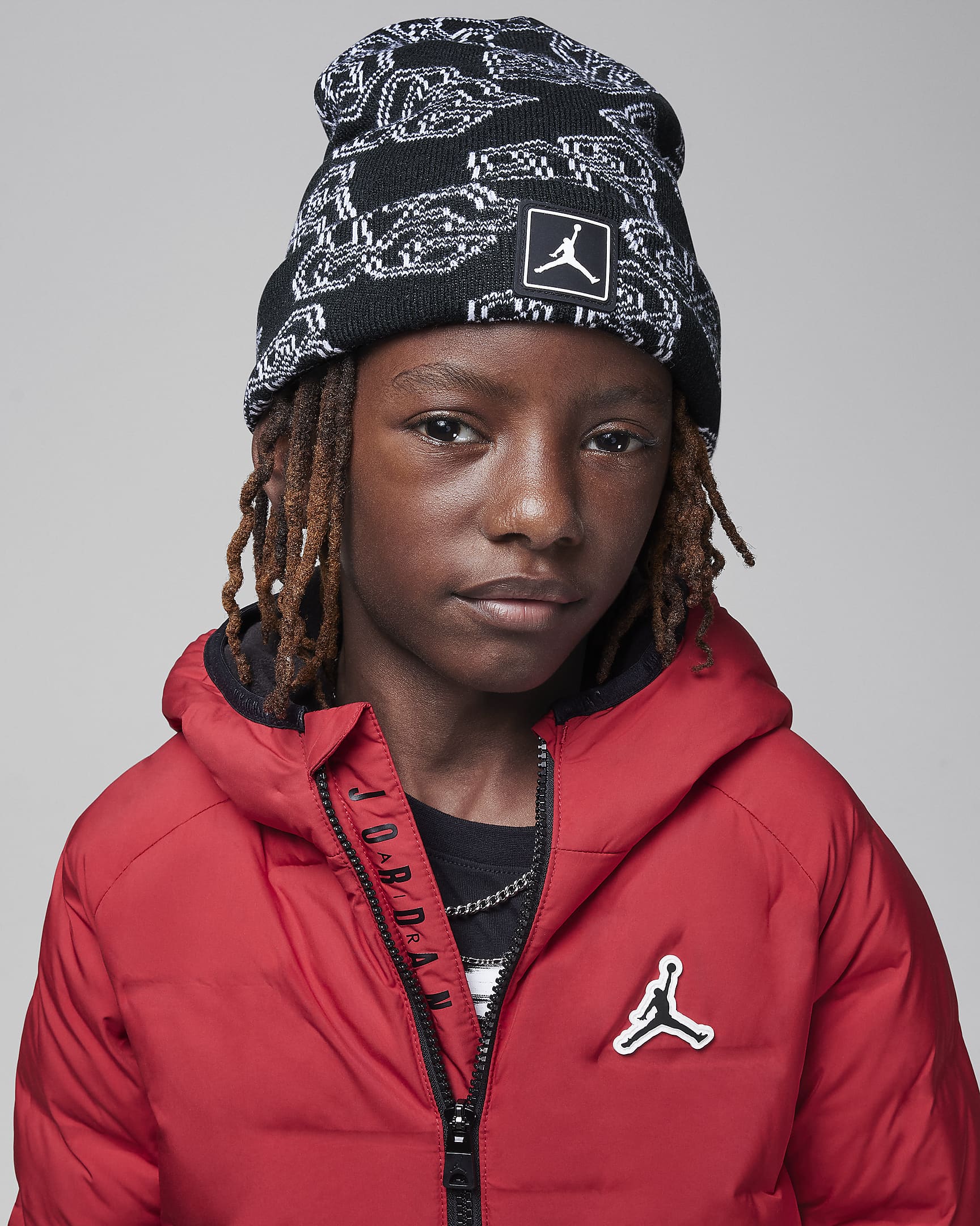 Jordan Little Kids' Welded Puffer Jacket - Gym Red