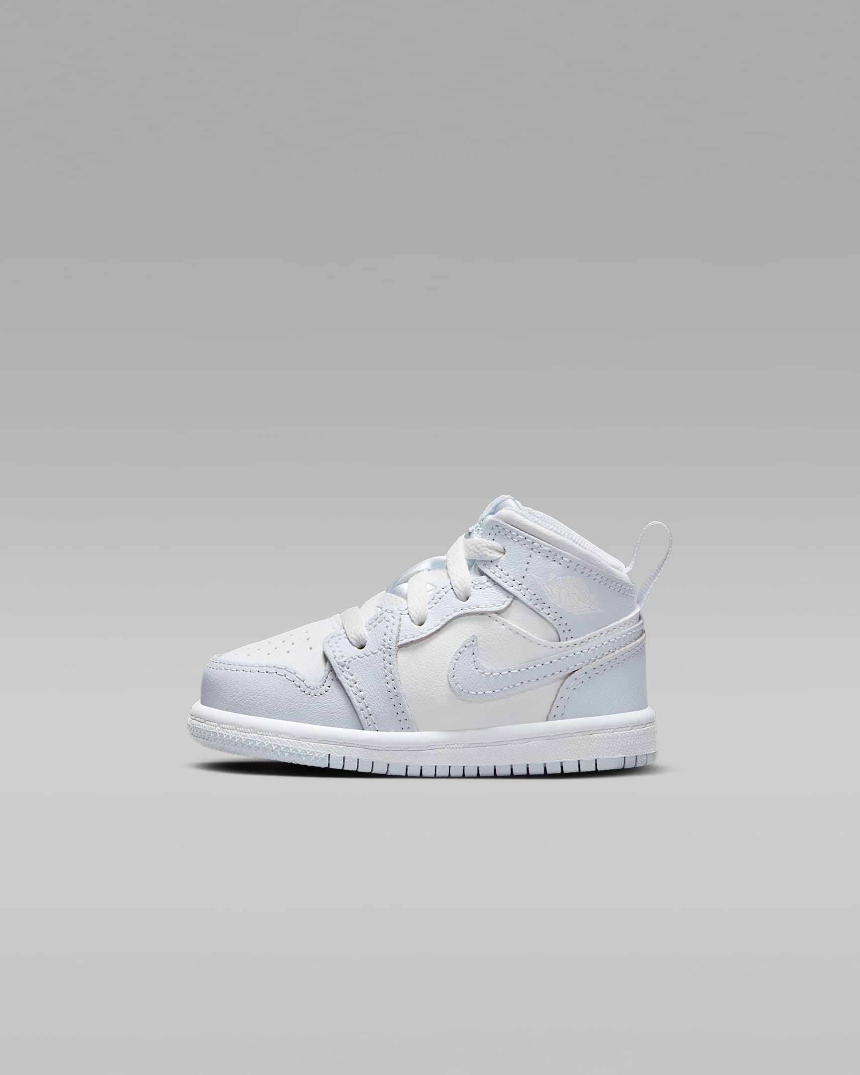 Jordan 1 Mid Baby/Toddler Shoes - Cobalt Bliss/Neutral Grey/White