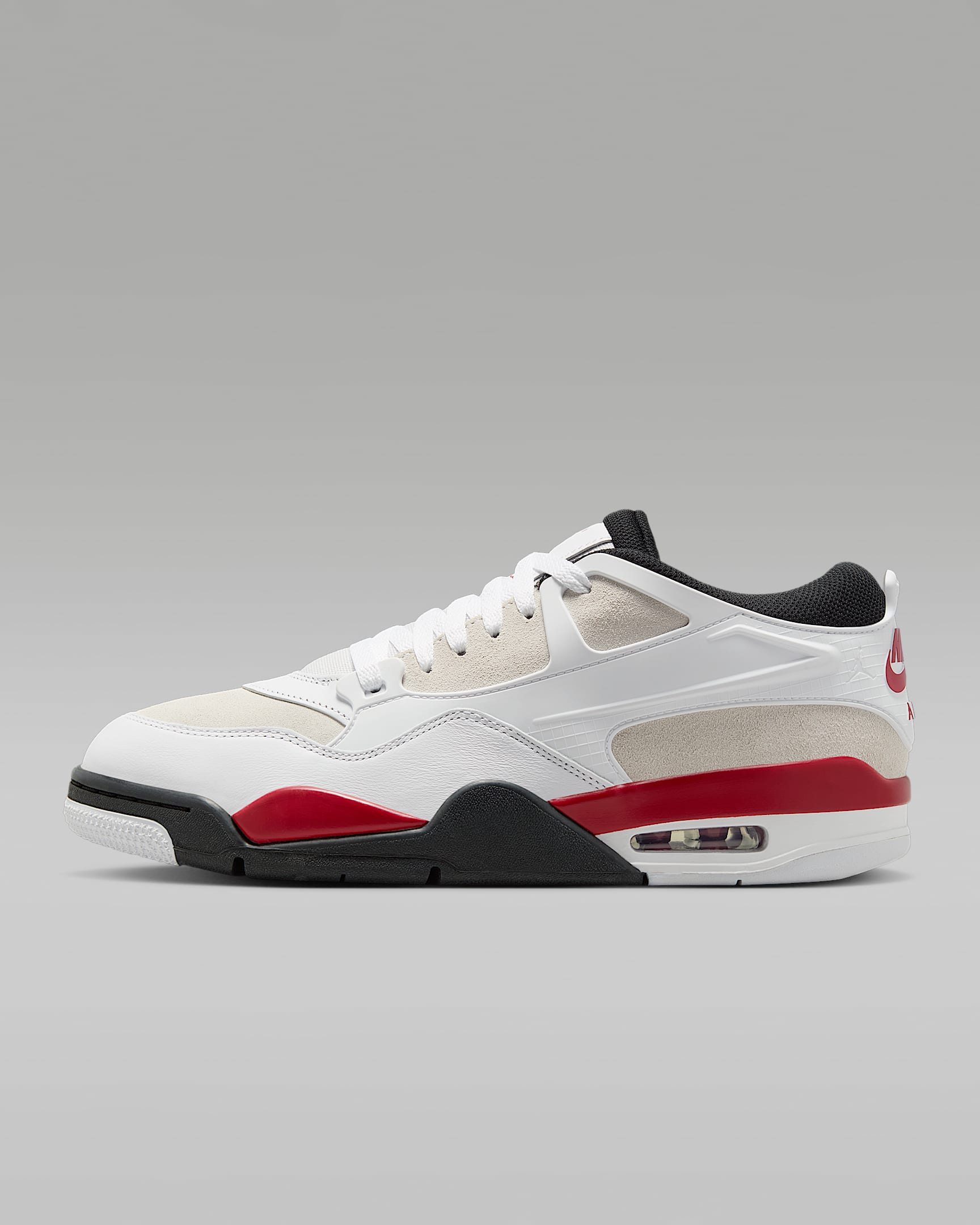 Air Jordan 4 RM Herrenschuh - Weiß/Photon Dust/Schwarz/Gym Red
