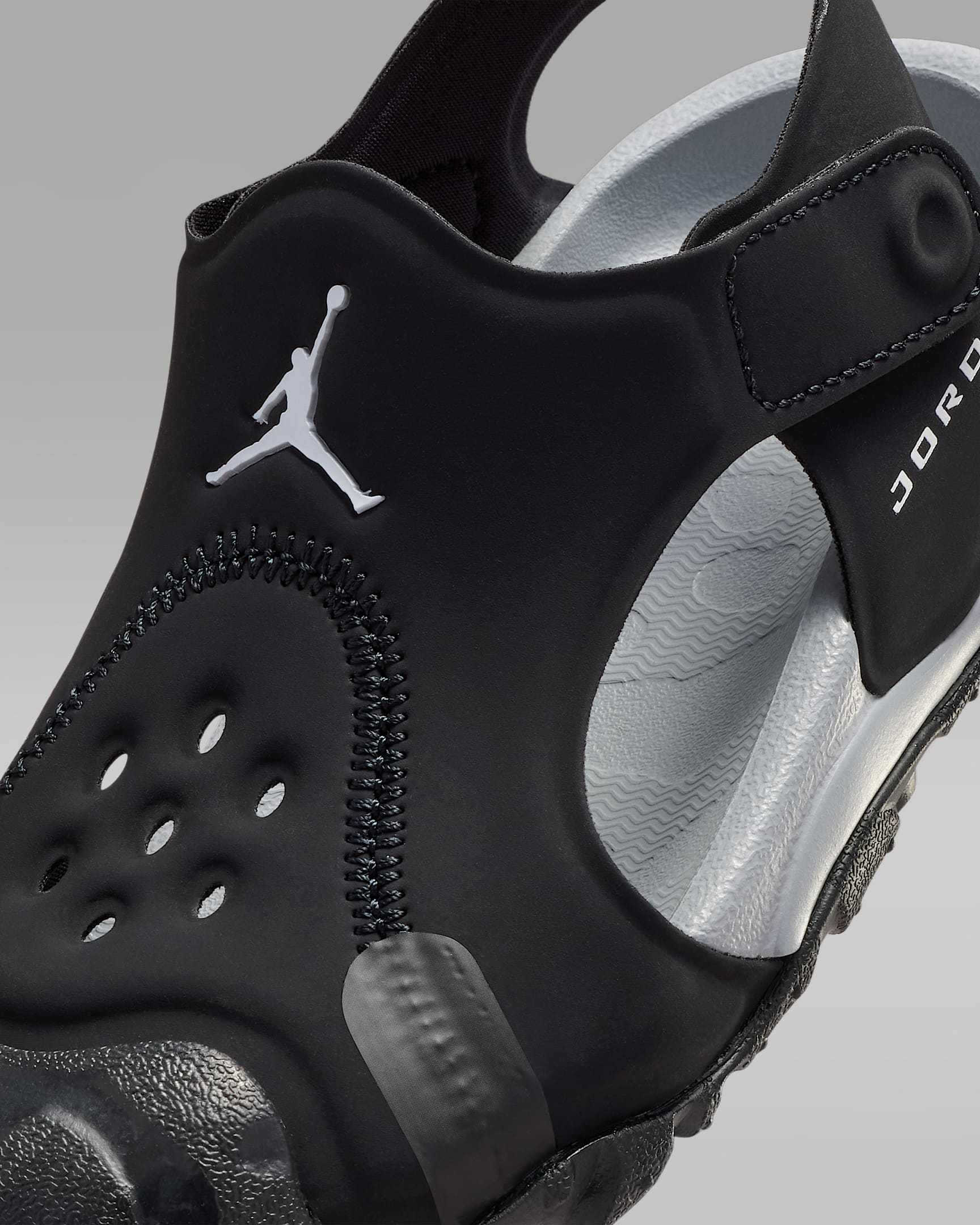 รองเท้าแซนดัลเด็กเล็ก Jordan OTDR - ดำ/Wolf Grey/ขาว